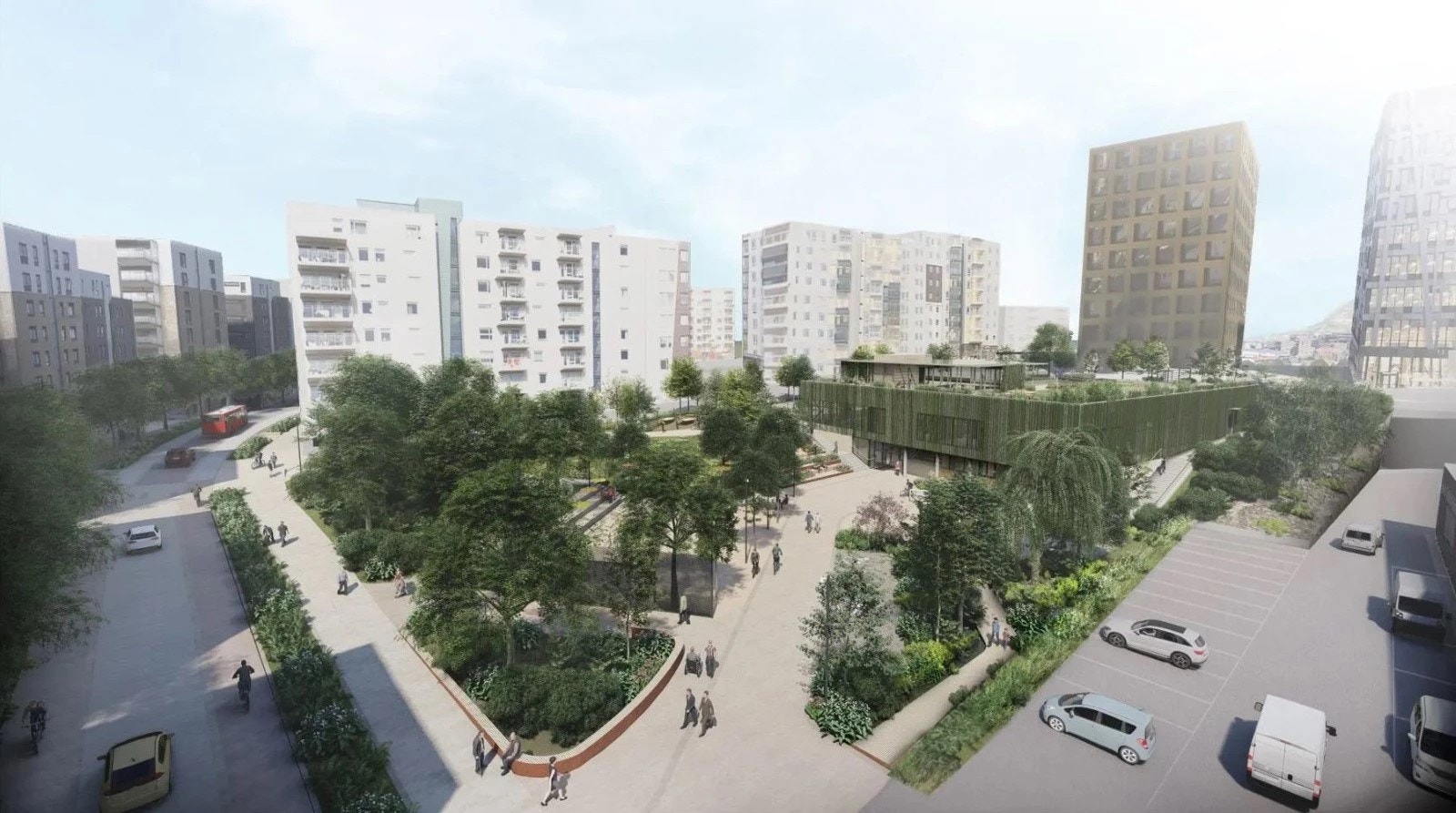 Den nye idrettshallen er nå ferdigstilt Galleribilde