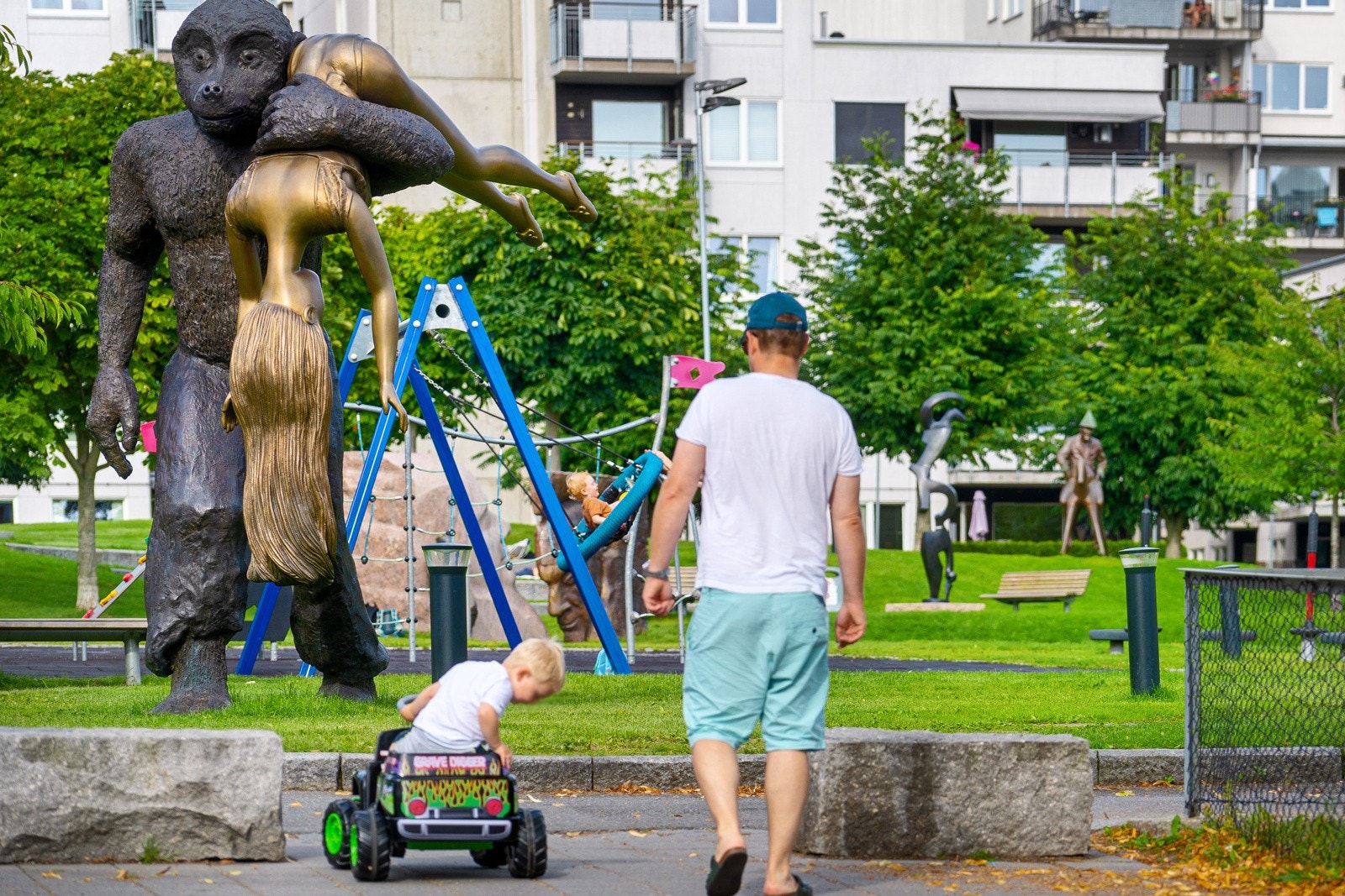 Løren har flere leke- og friområder Galleribilde