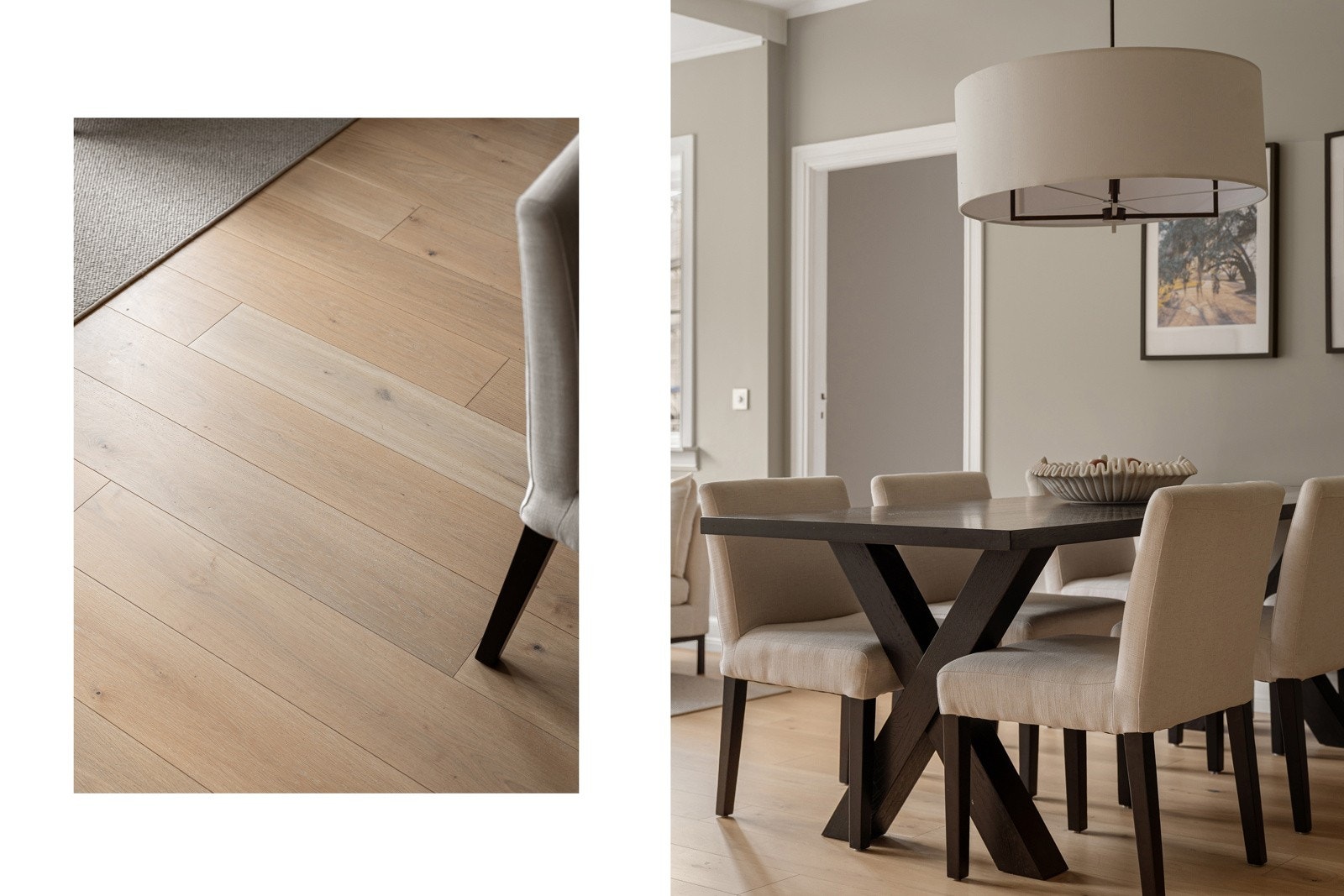 Det er god plass til spisebord hvor du kan invitere flere gjester på hyggelige middagsbesøk. Galleribilde