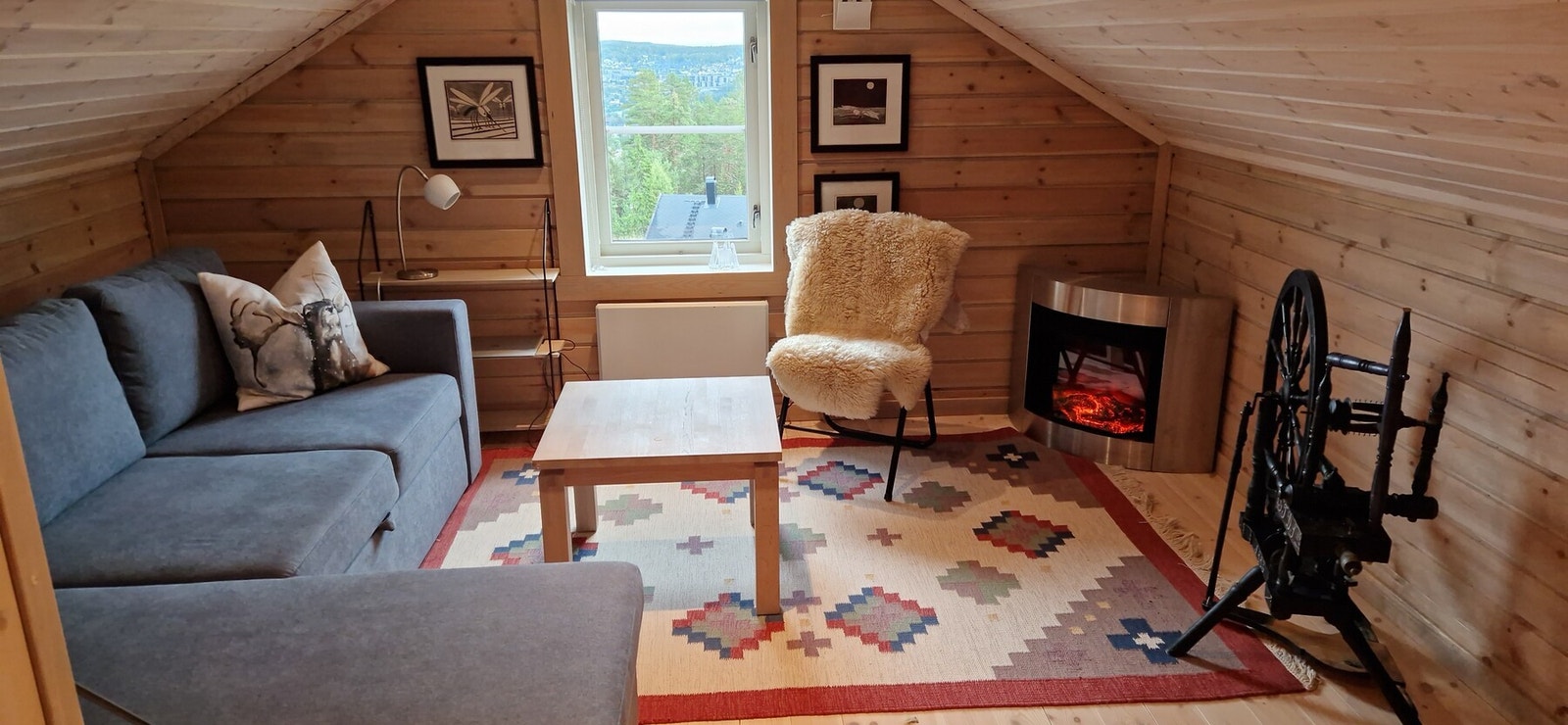 Hemsen har et gulvareal på 25 kvm. Galleribilde