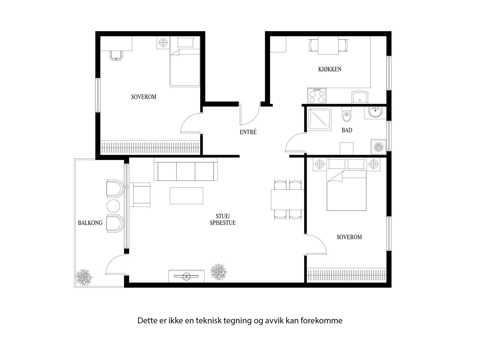 Plantegning Galleribilde