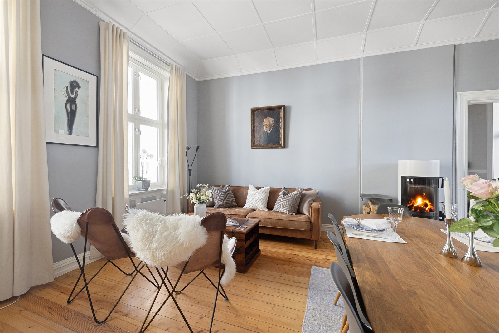 God plass til møblering av flere soner. Galleribilde