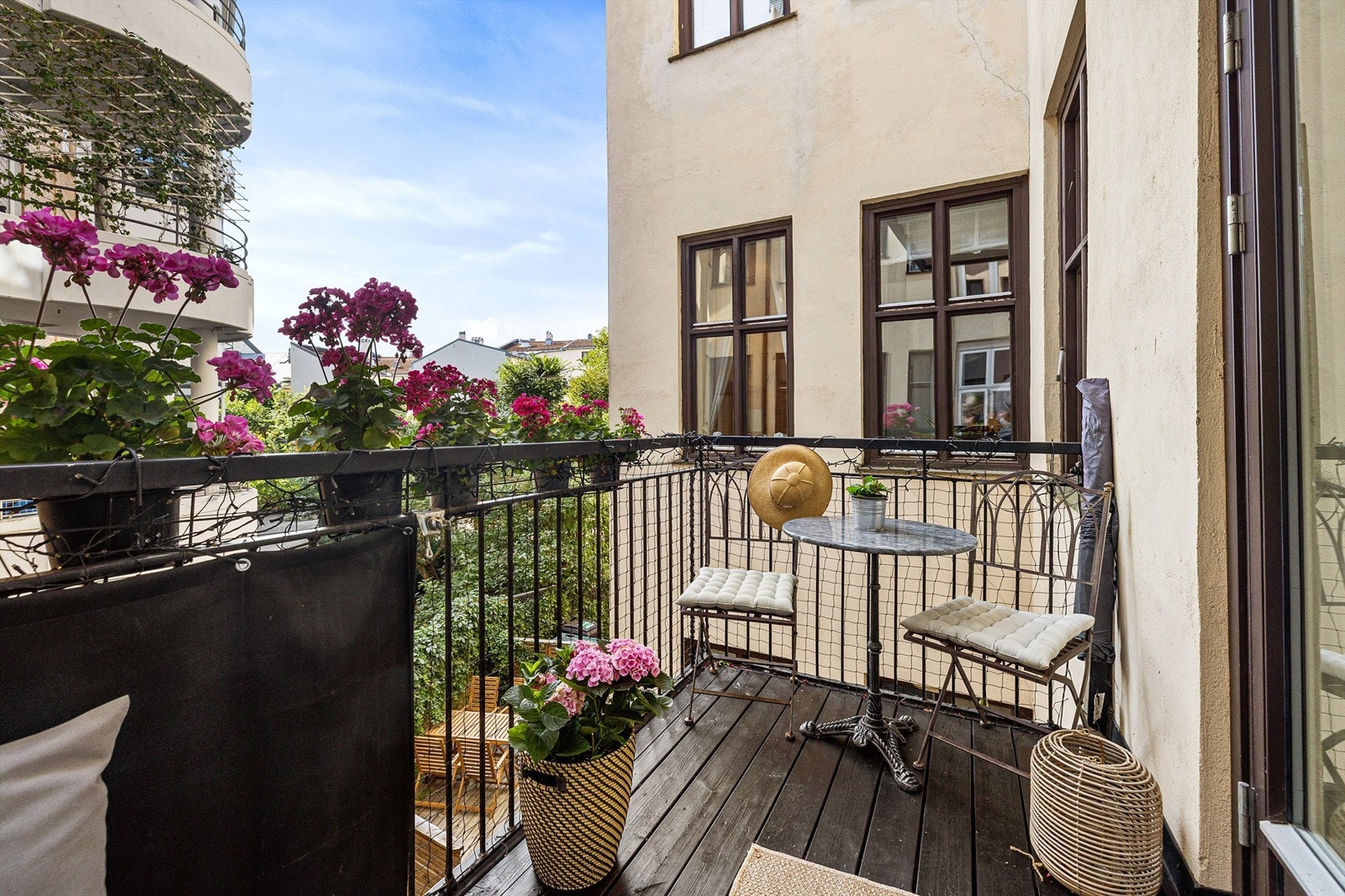 Sydøstvendt balkong på 4 kvm. Galleribilde