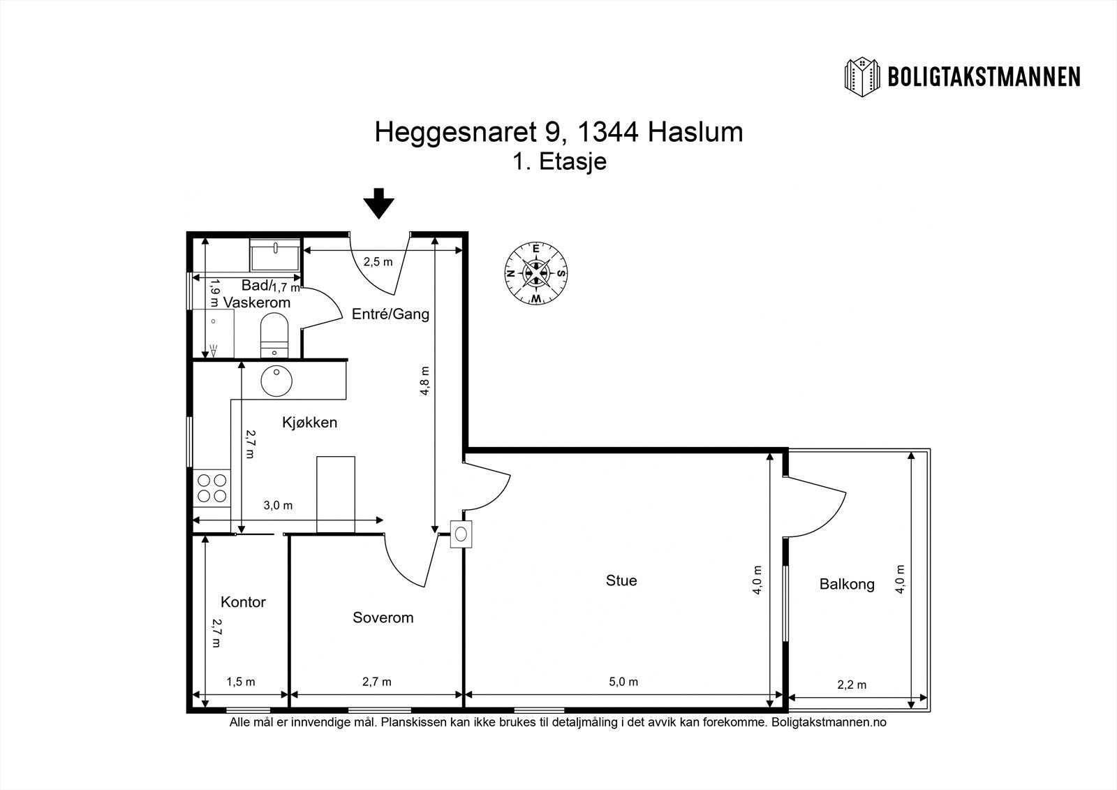 Plantegning. Galleribilde