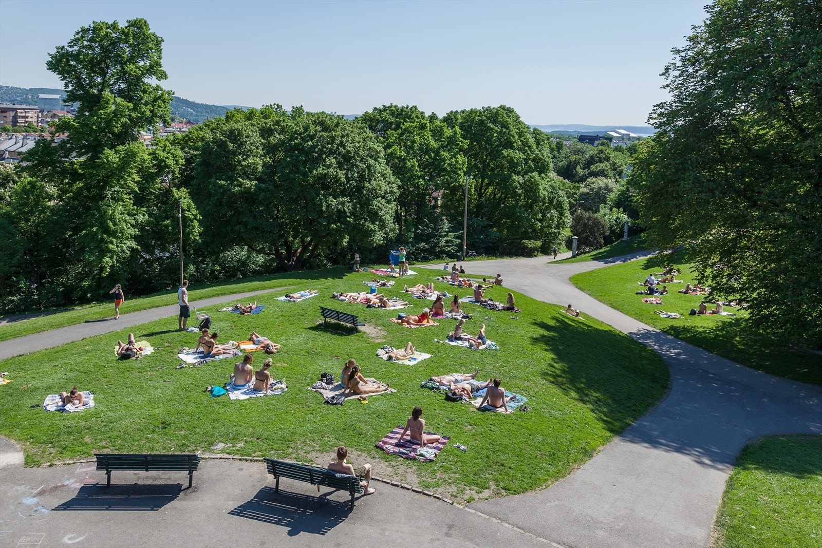 Vakre Stensparken kun kort gåavstand unna. Galleribilde