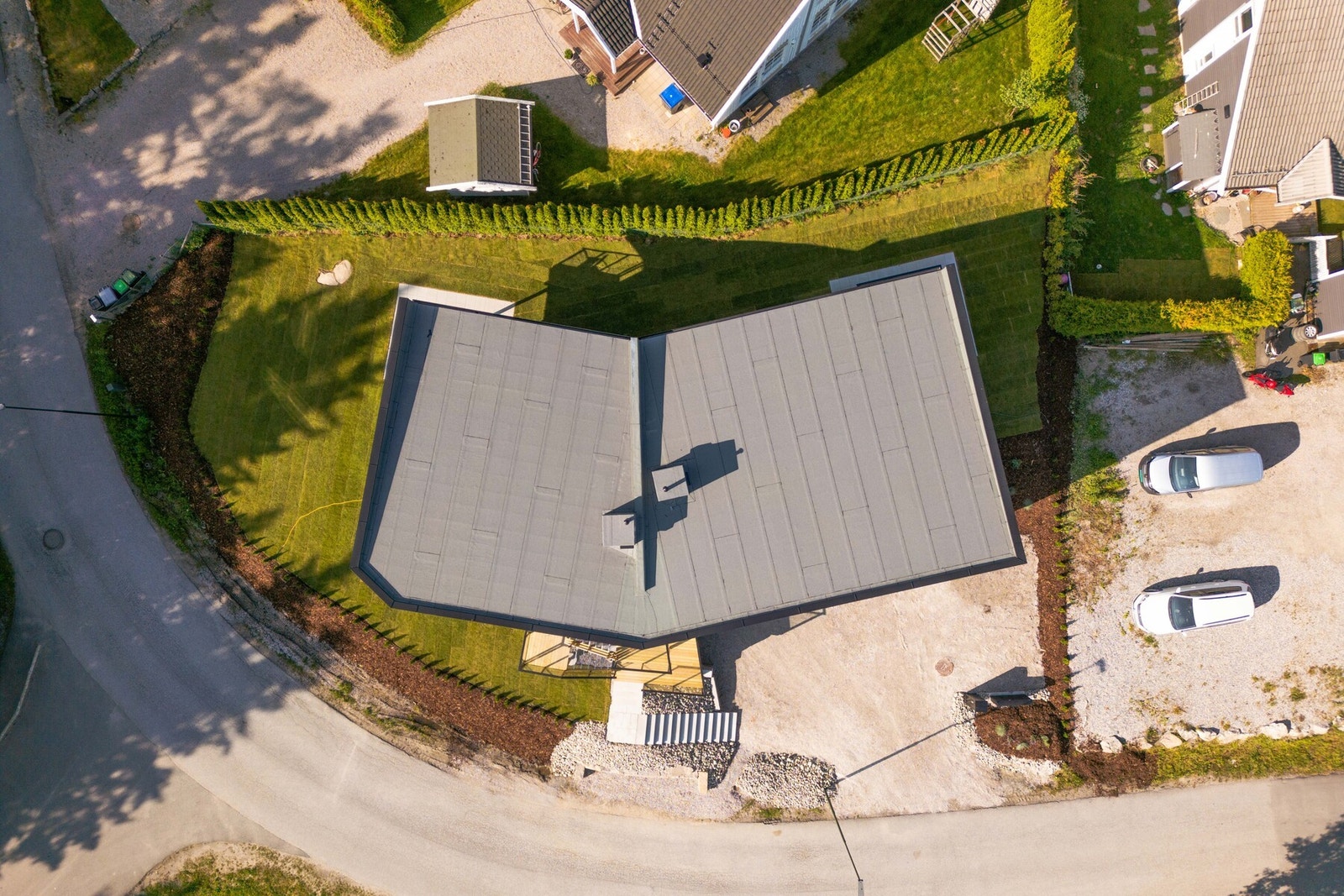 Pent opparbeidet tomt. Galleribilde