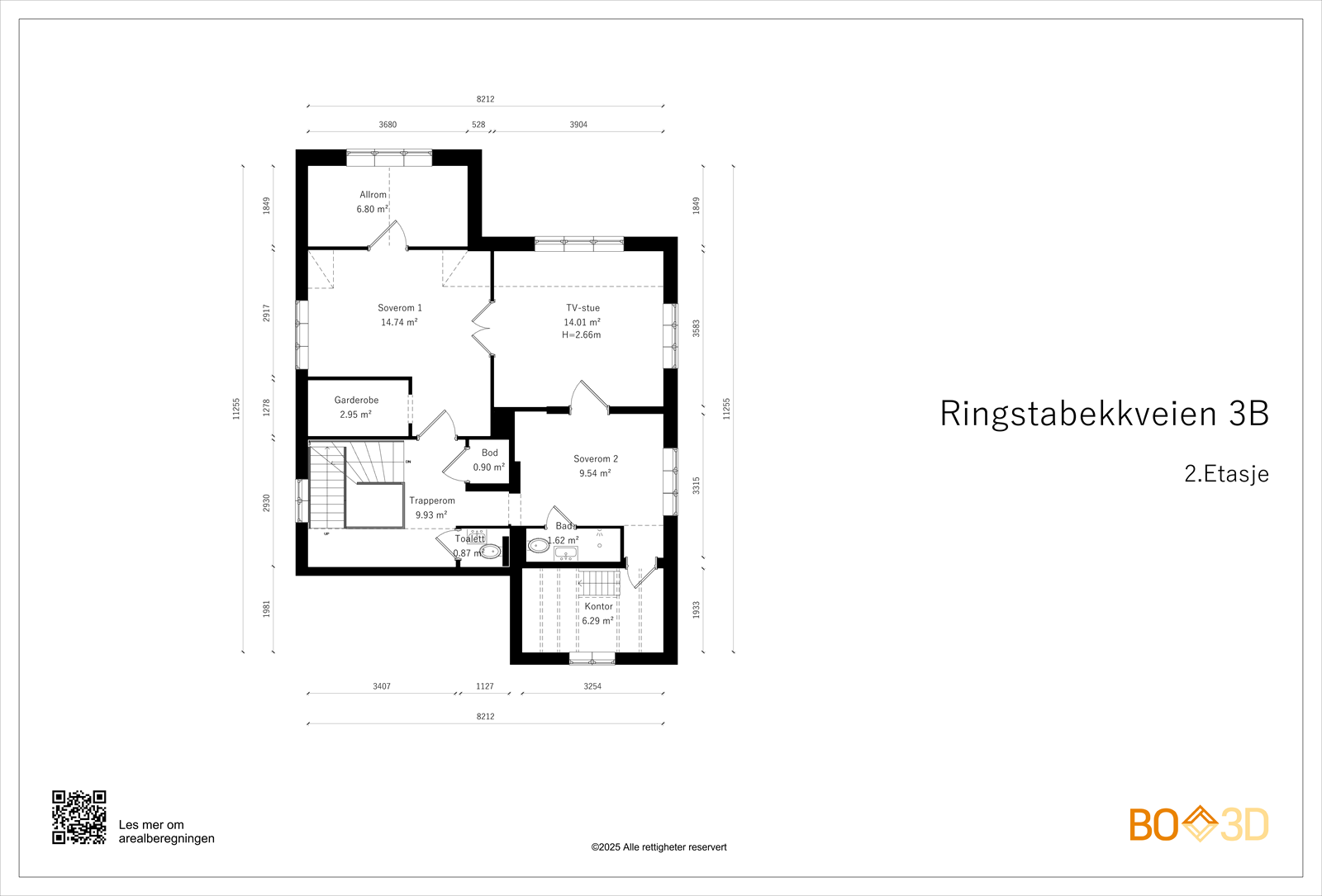 Plantegning 2. Etasje Galleribilde