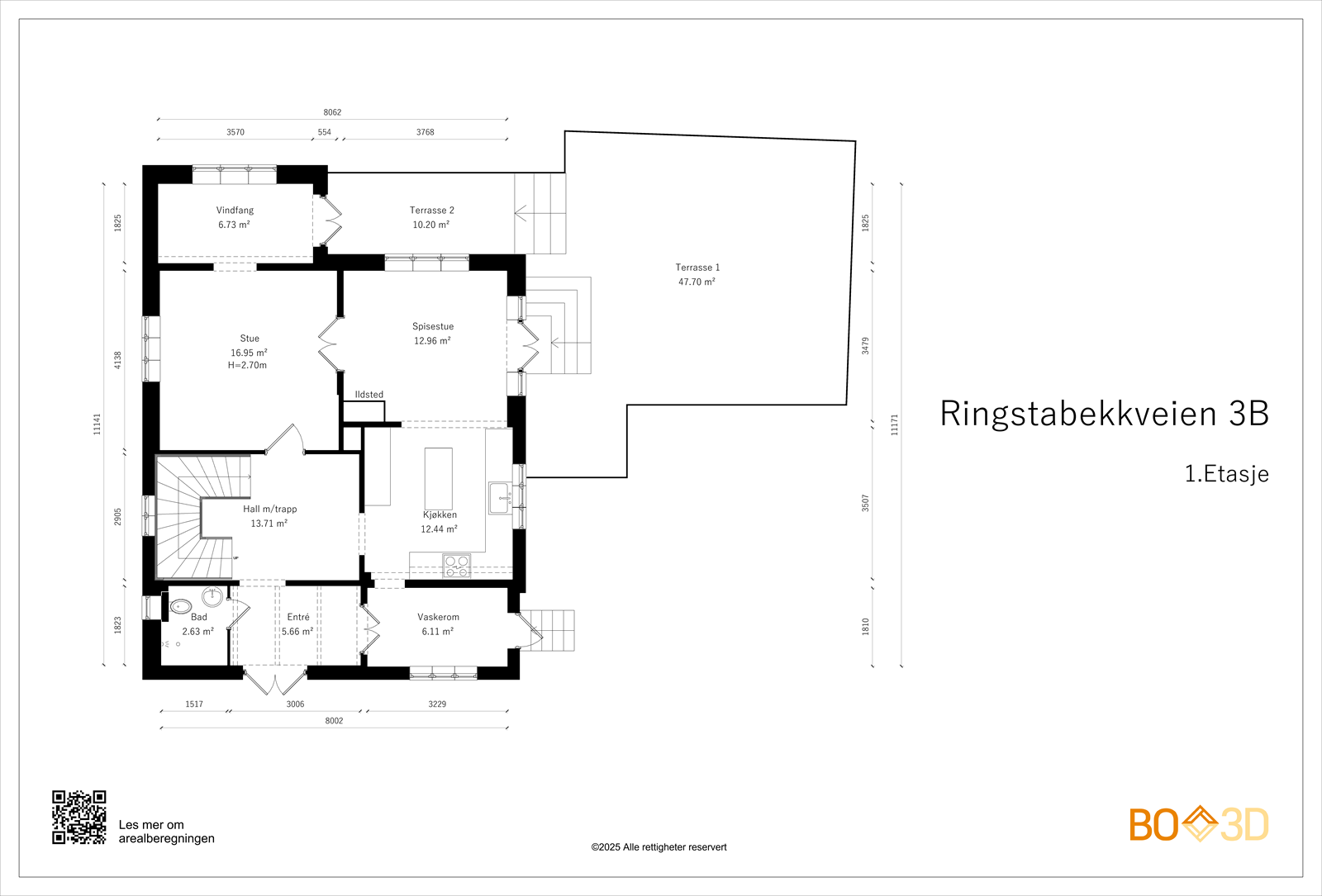 Plantegning 1. Etasje Galleribilde