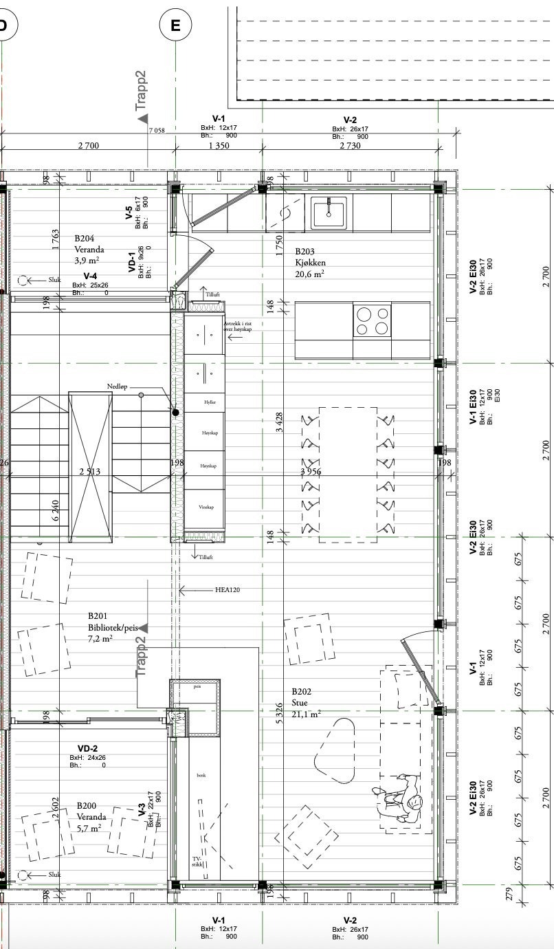 Plantegning 2 etg Galleribilde