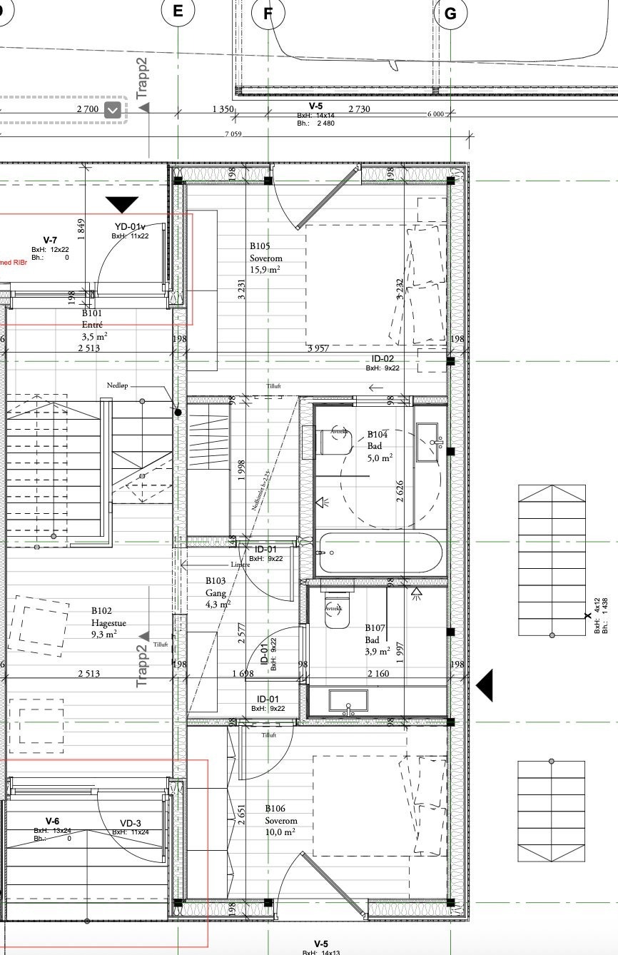 Plantegning 1 etg Galleribilde