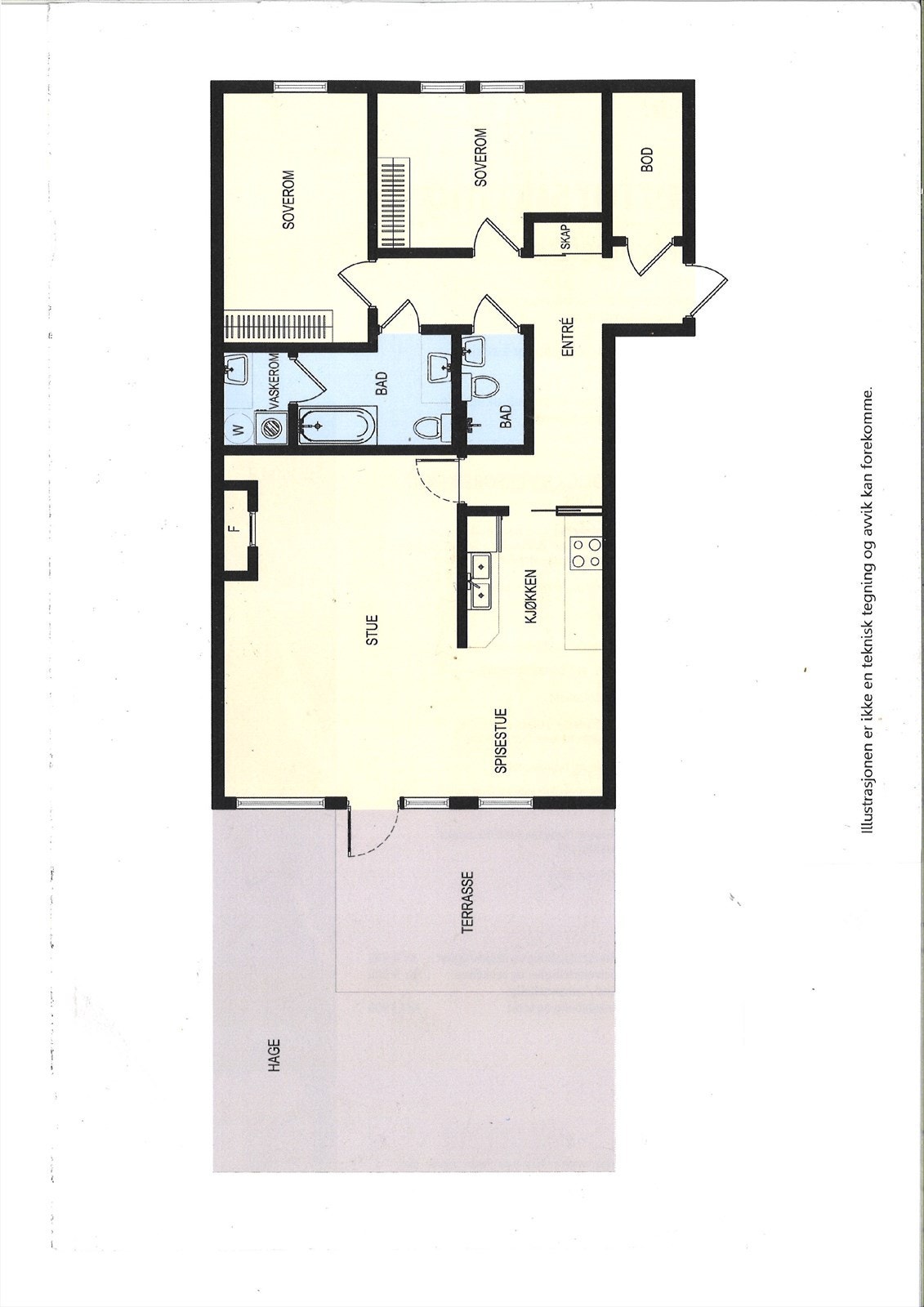 Plantegning Galleribilde