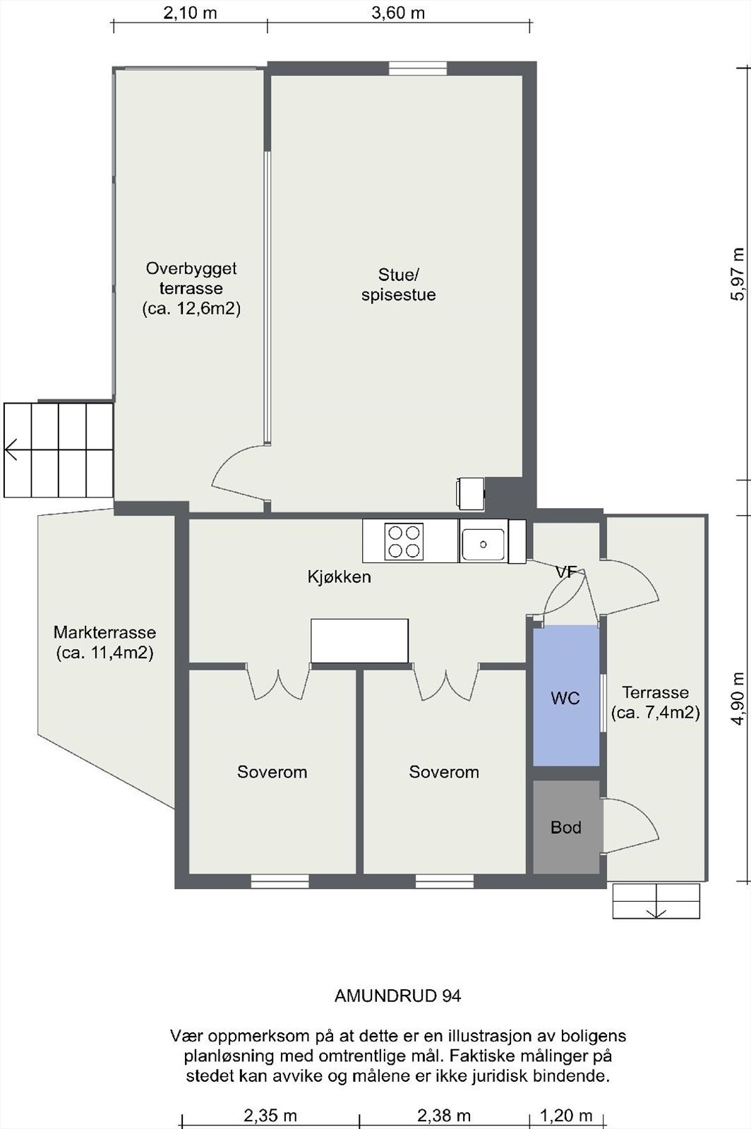 Plantegning Galleribilde