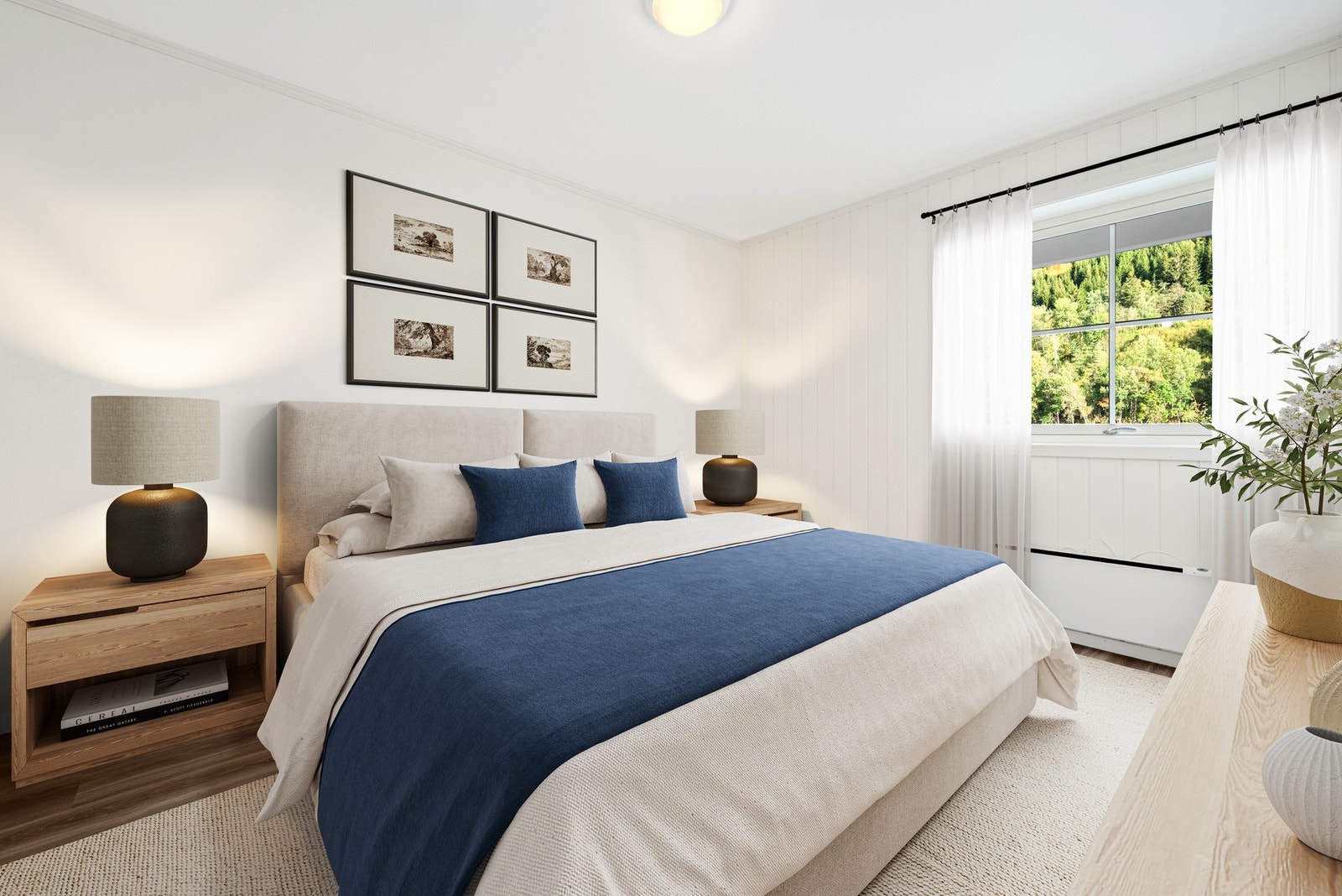 Digitalt møblert. Galleribilde