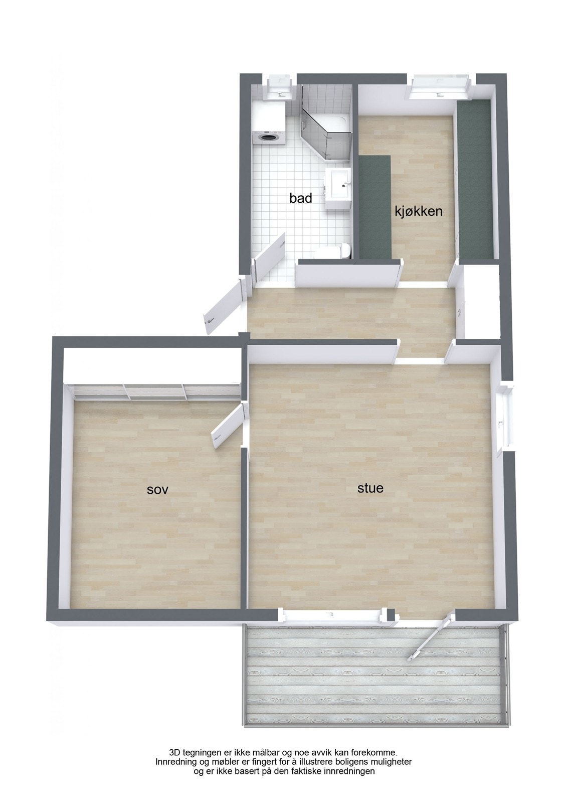 Plantegning Galleribilde
