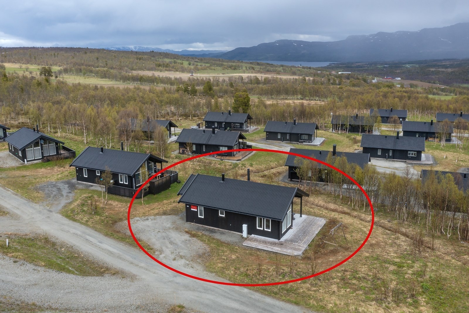 Oversiktsbilde med markering Galleribilde