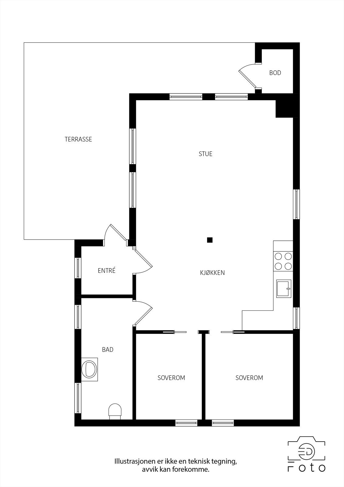 Plantegning. Galleribilde