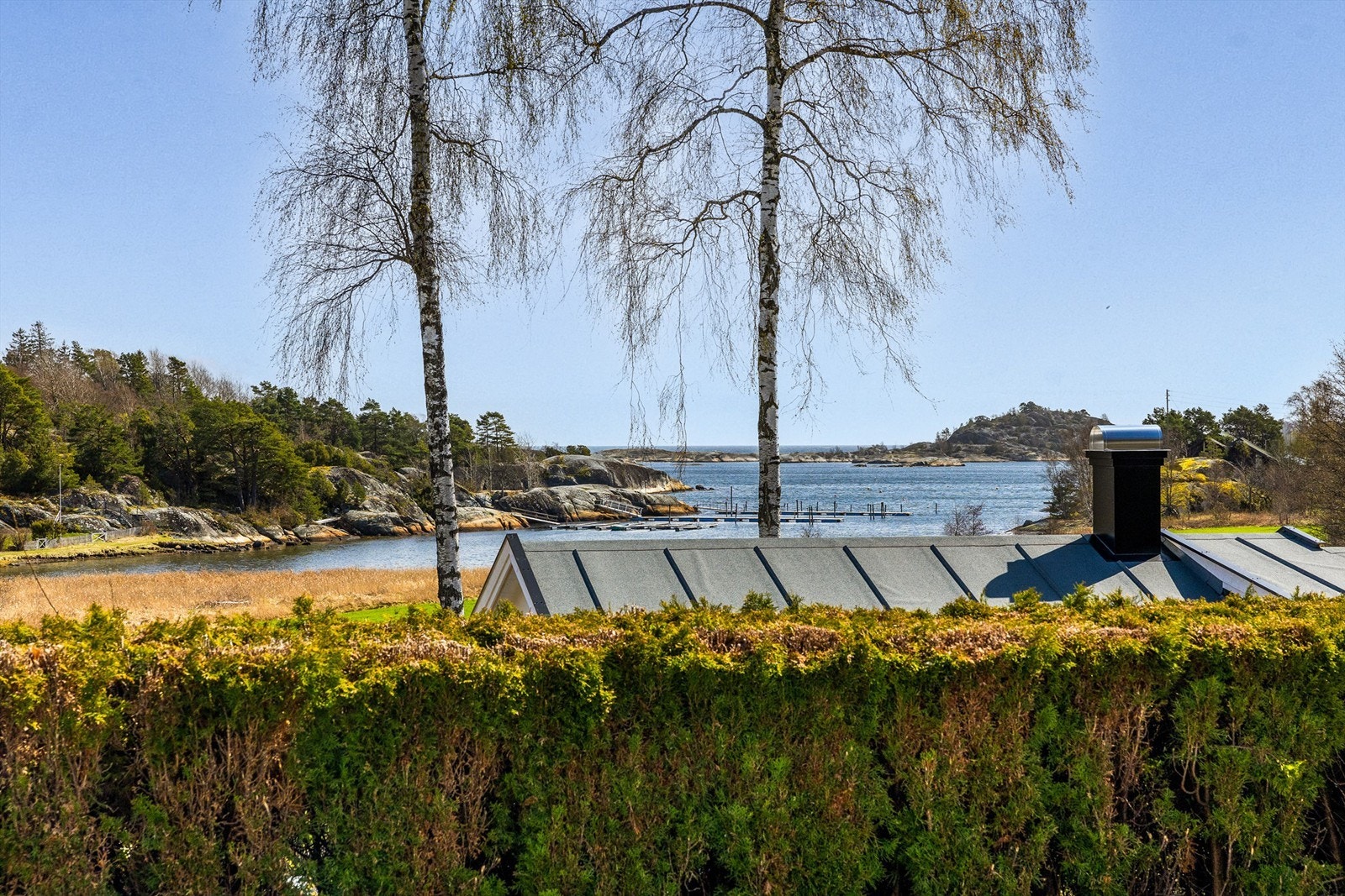 Nydelig utsikt fra eiendommen. Galleribilde