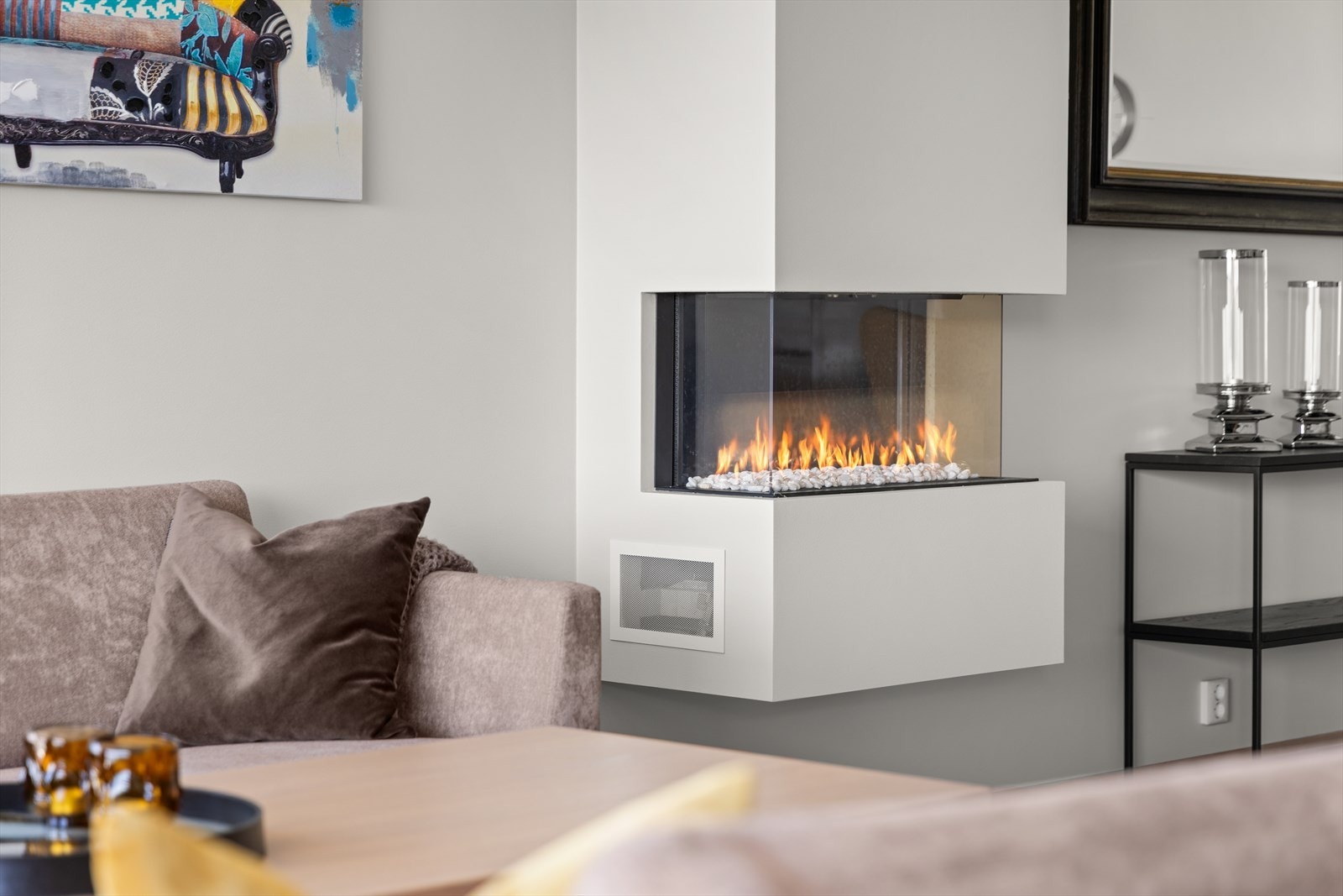 Denne gir god varme, samt en lun stemning - og er enkel i bruk Galleribilde