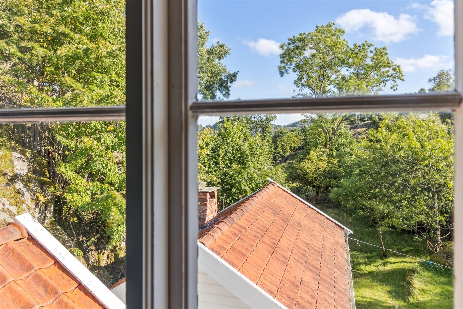 Utsikten fra soverommet mot sør. Galleribilde