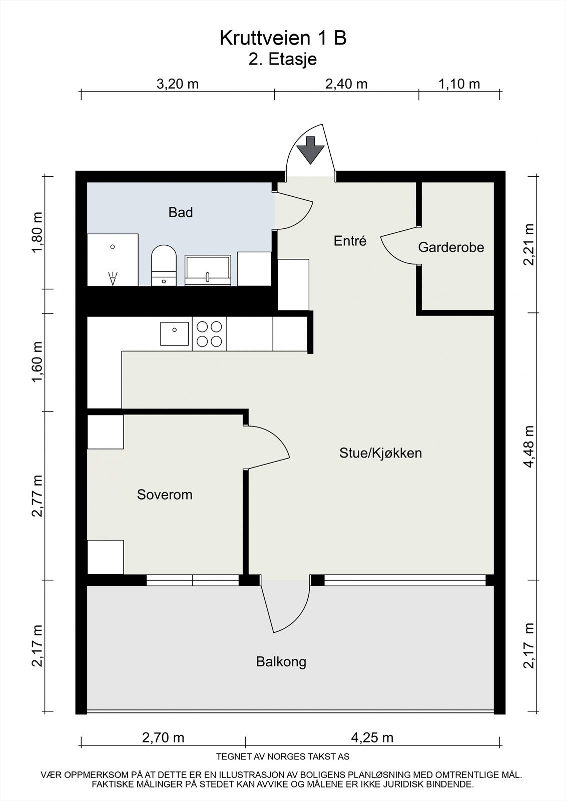 Plantegning Galleribilde