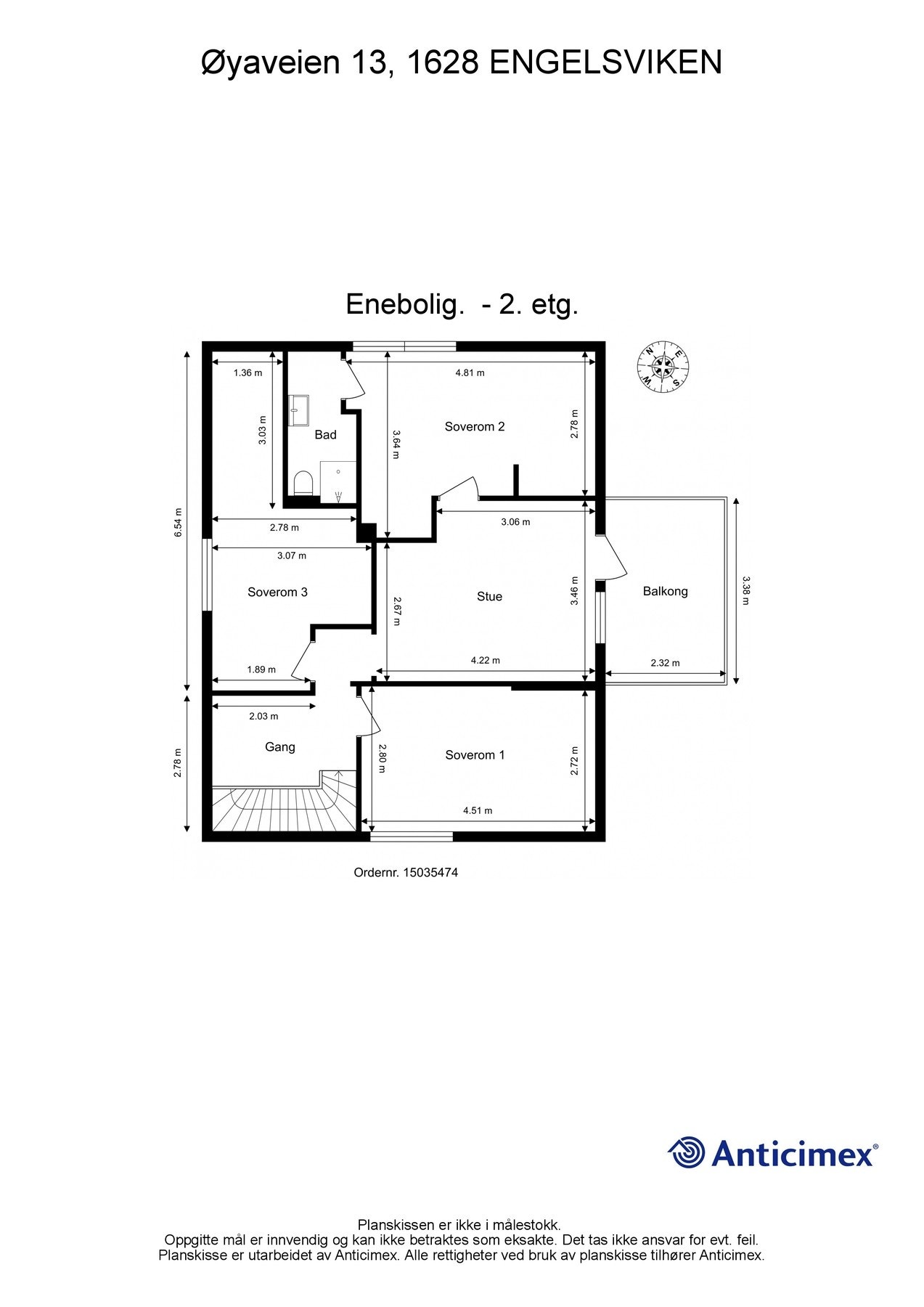 Plantegning_2etasje Galleribilde