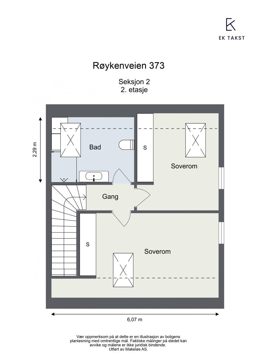Plantegning - 2. etasje Galleribilde