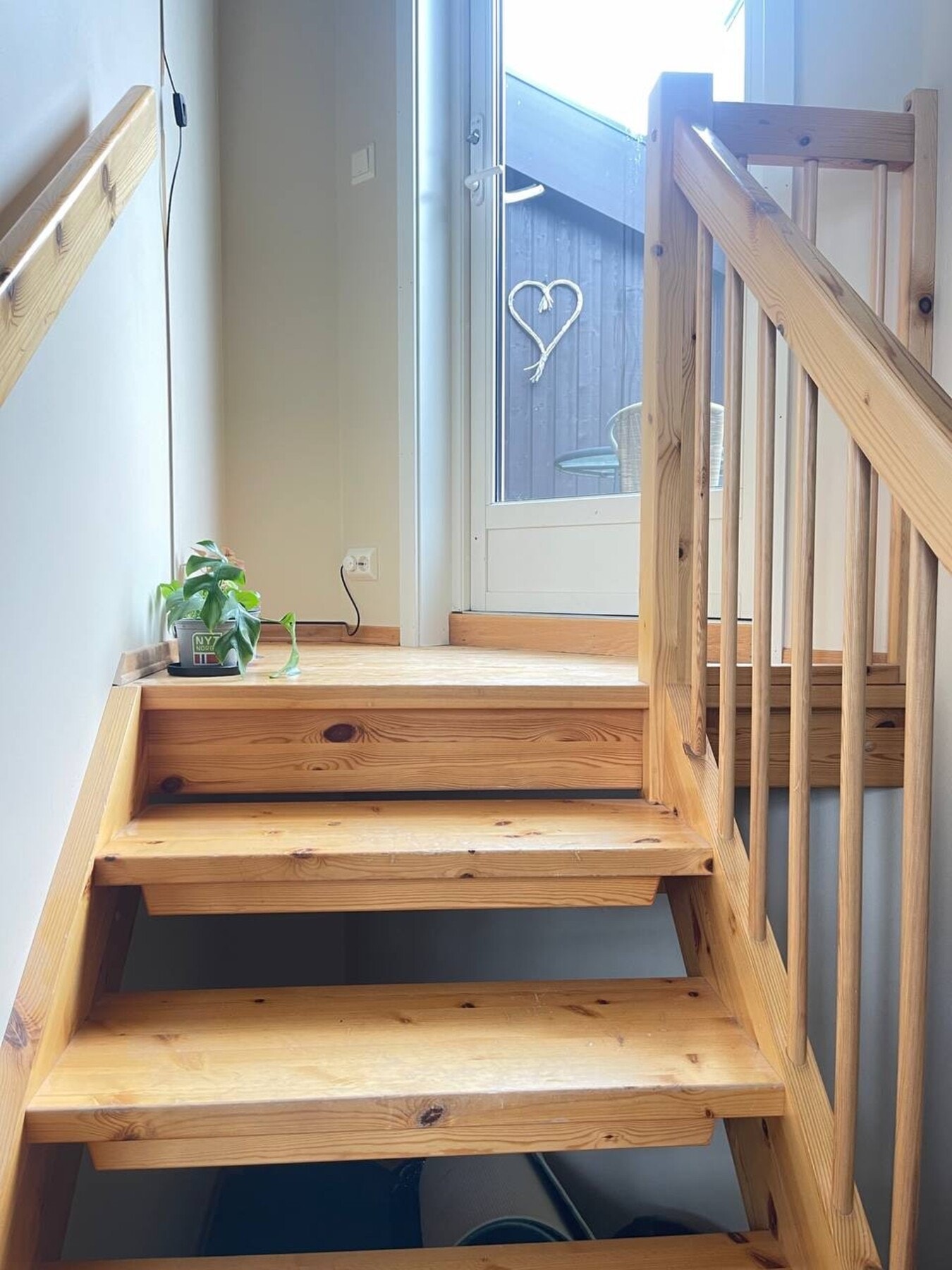 Trapp opp til verandadør Galleribilde