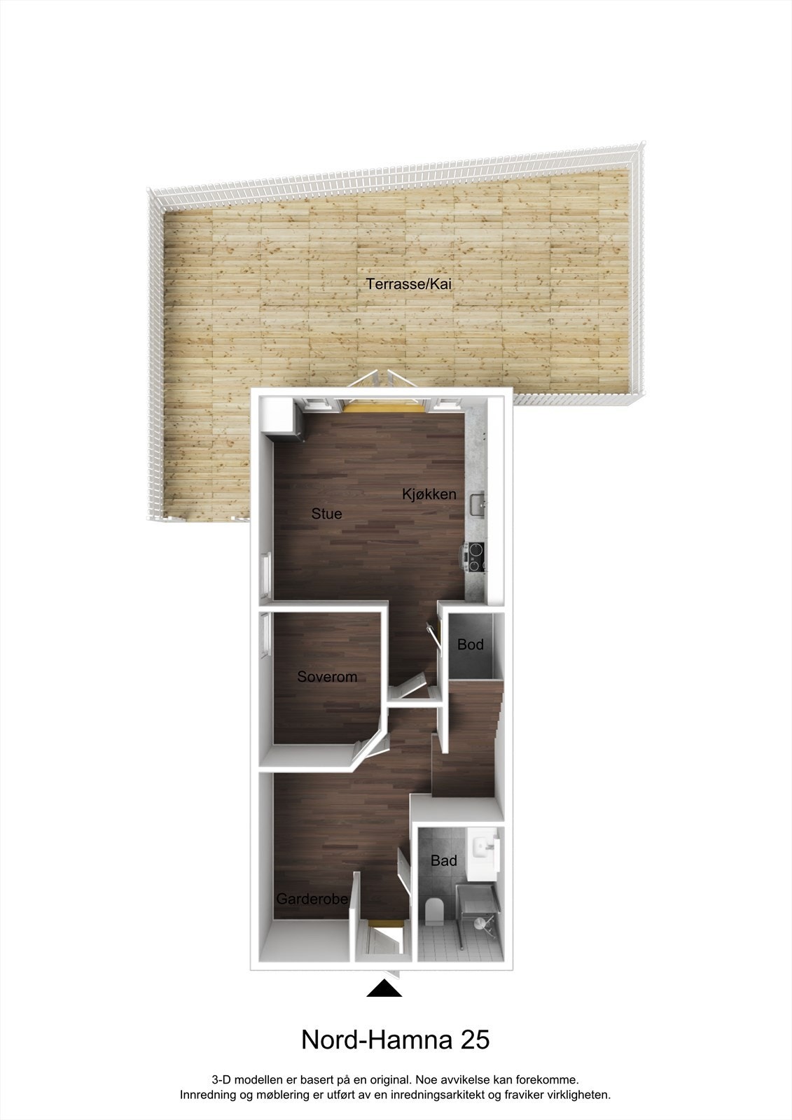 Planskisse 1.etg. Galleribilde