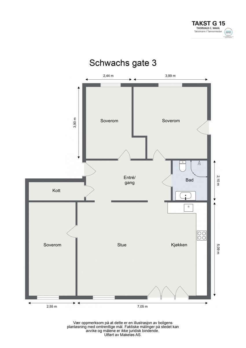 Alternativ plantegning Galleribilde