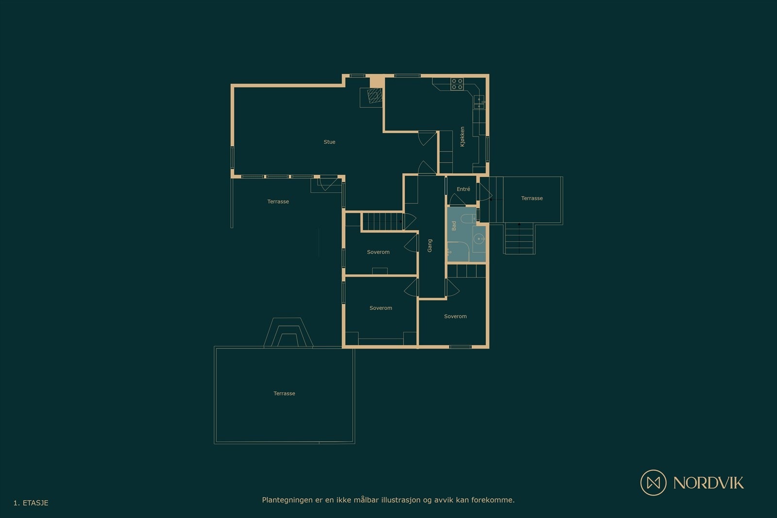 Plantegning Galleribilde