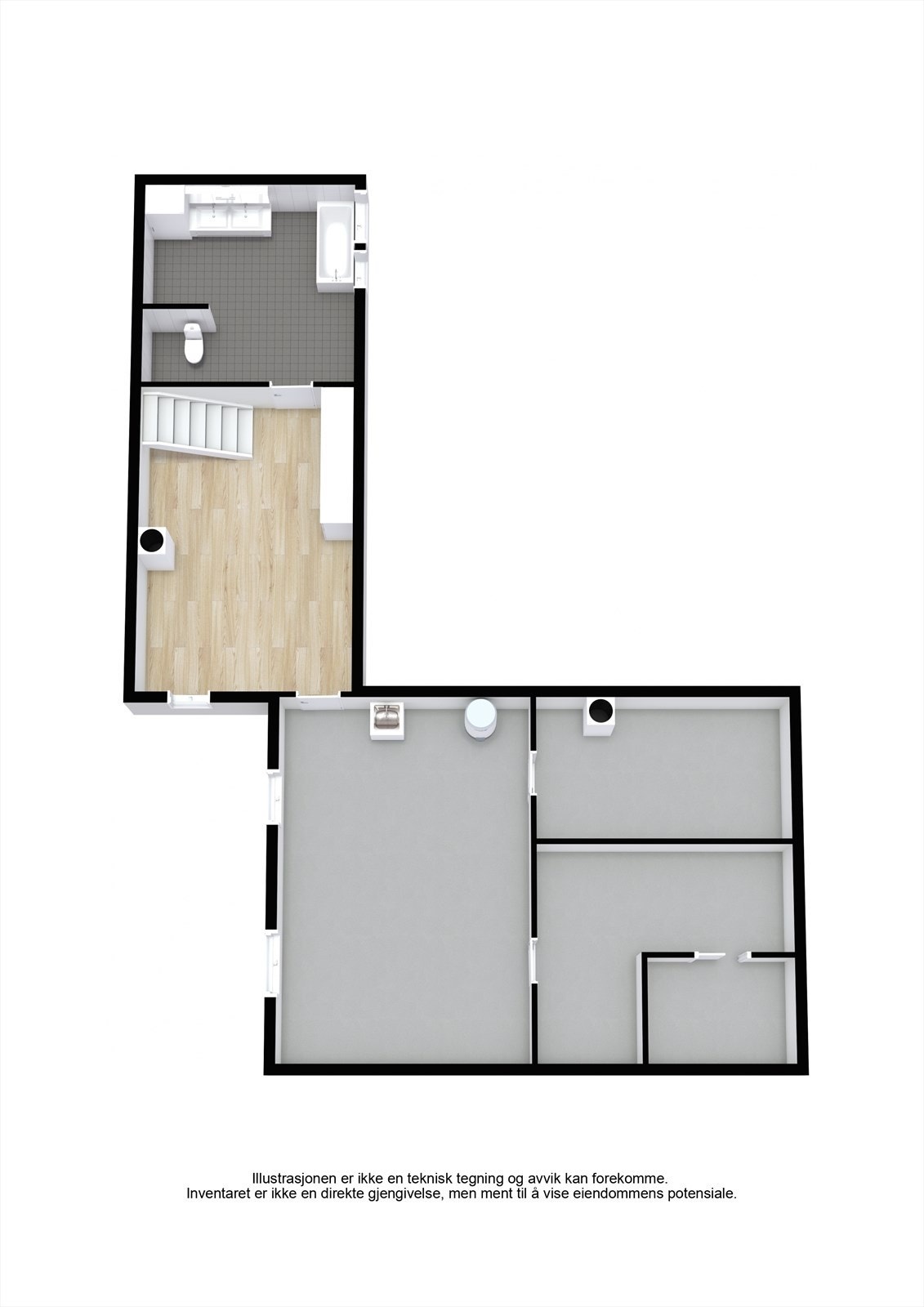 3D kjeller Galleribilde