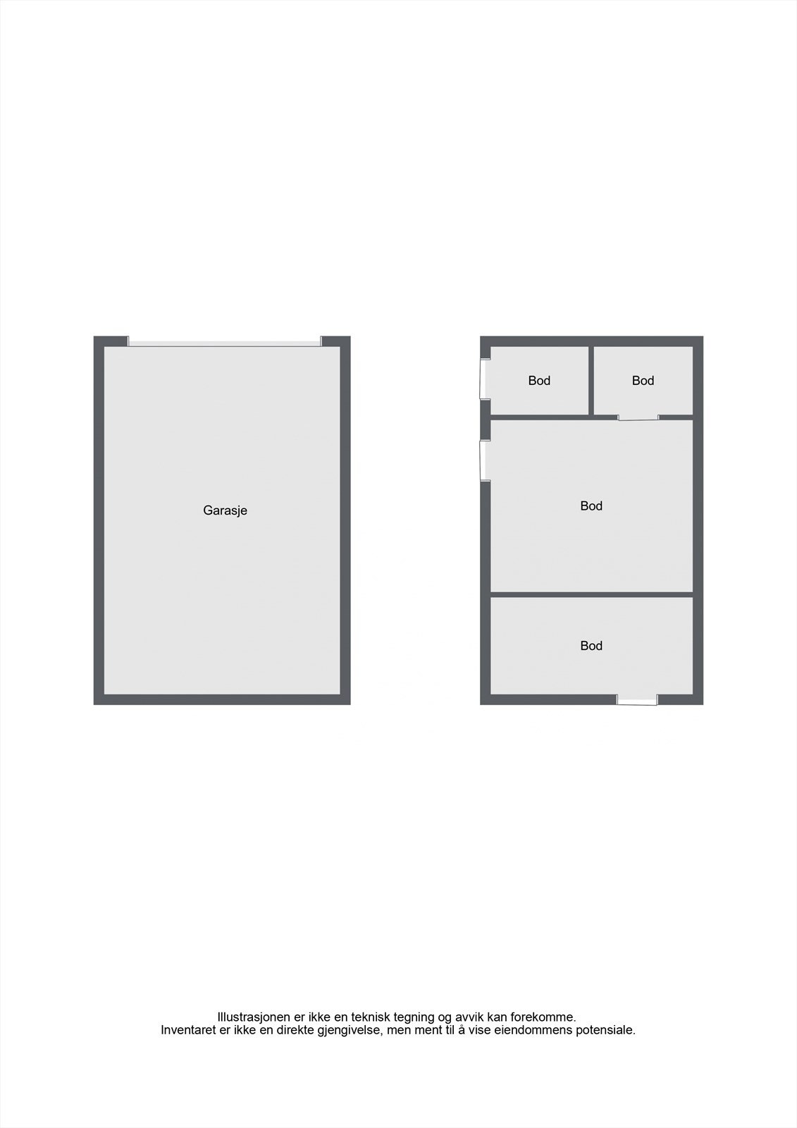 Garasje og bod Galleribilde