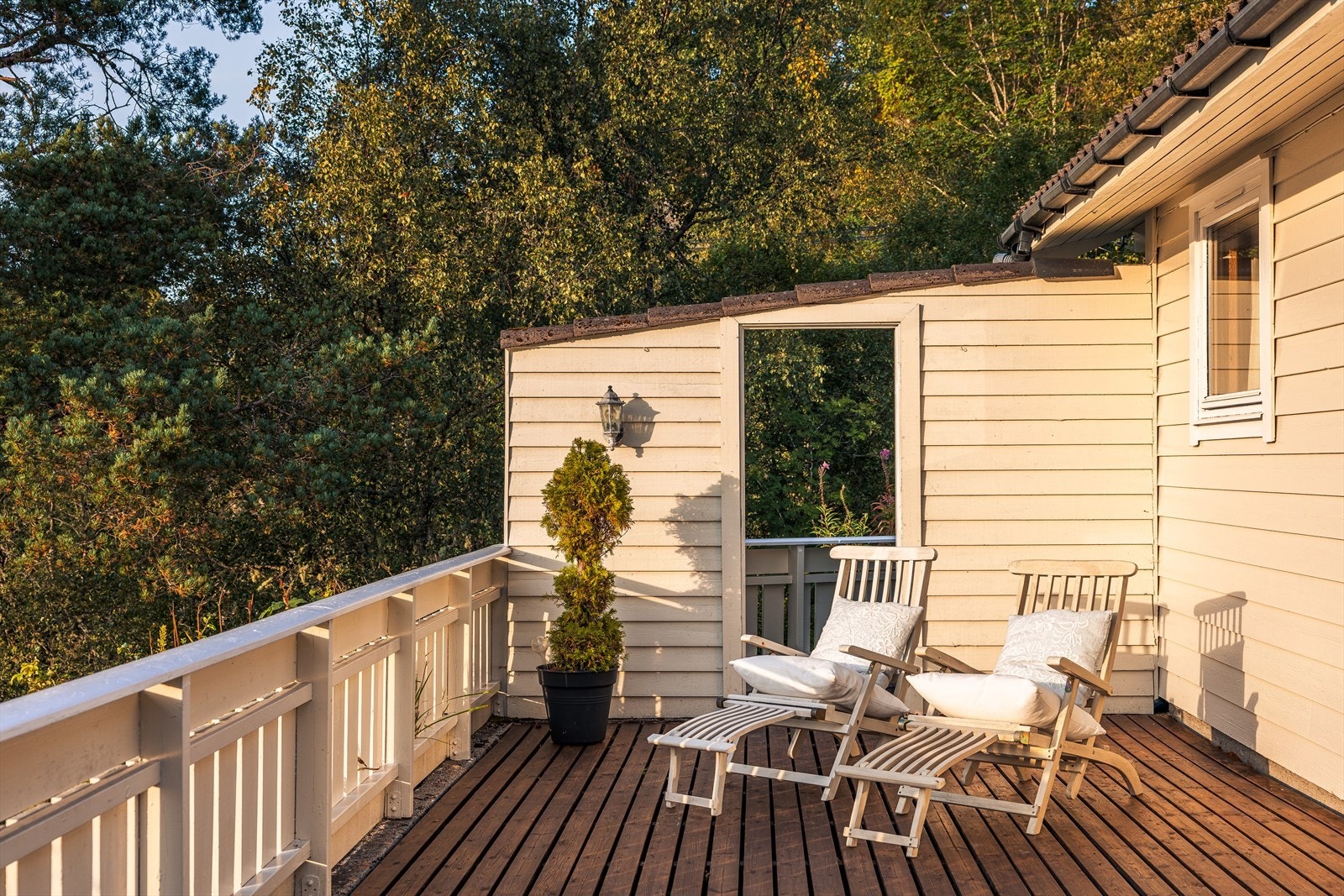 Terrassen måler hele 26kvm! Galleribilde