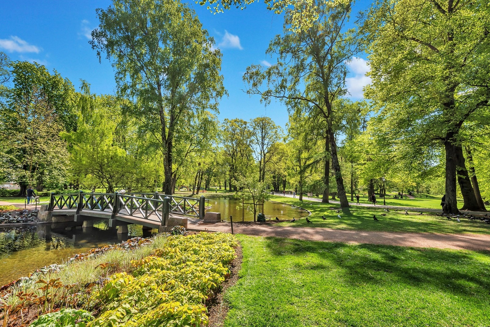 Populære Stensparken, Slottsparken og flere andre grøntområder ligger også innen gangavstand Galleribilde