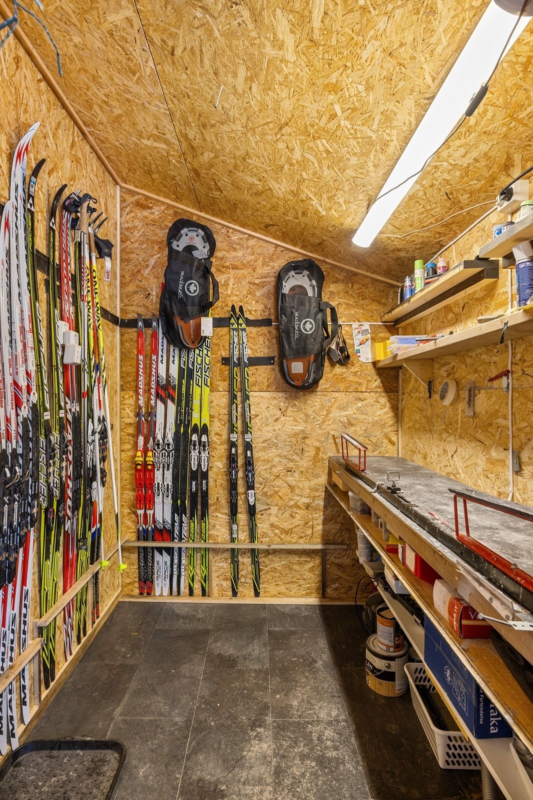 Smørebod for den skiglade. Eller ekstra lagring hvis det skulle trenges. Galleribilde