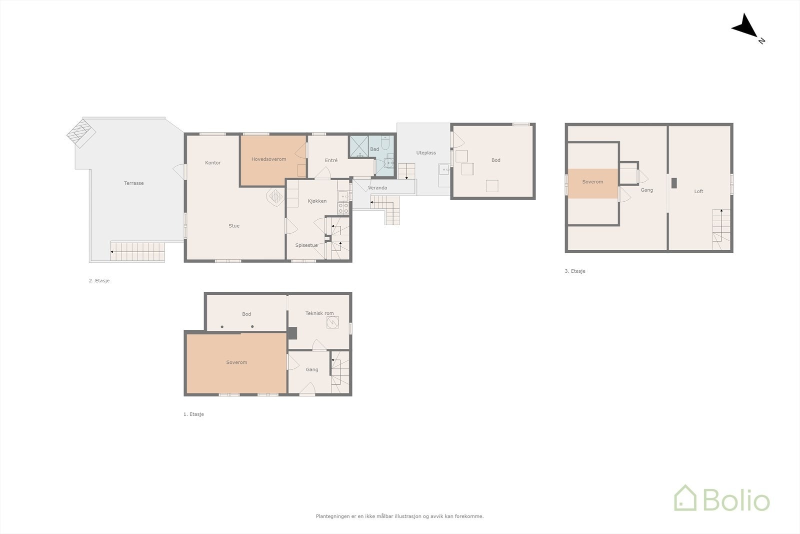 Plantegning Galleribilde