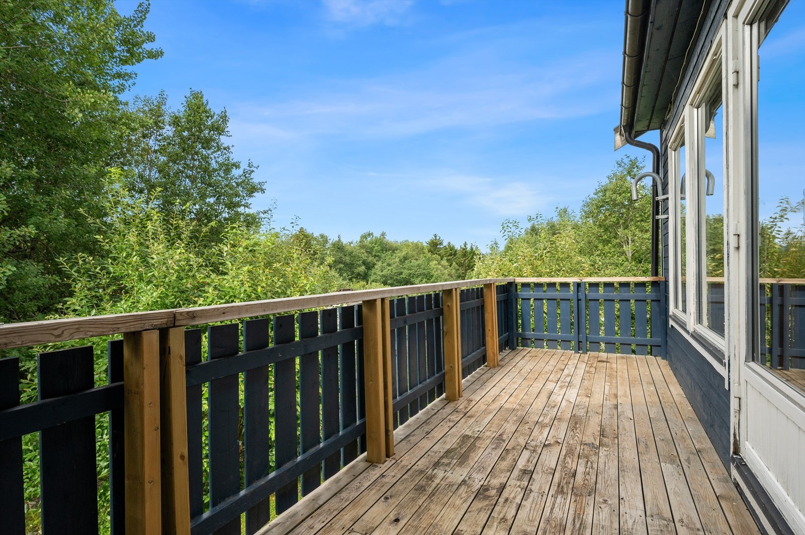 Verandaen måler 12 m². Galleribilde