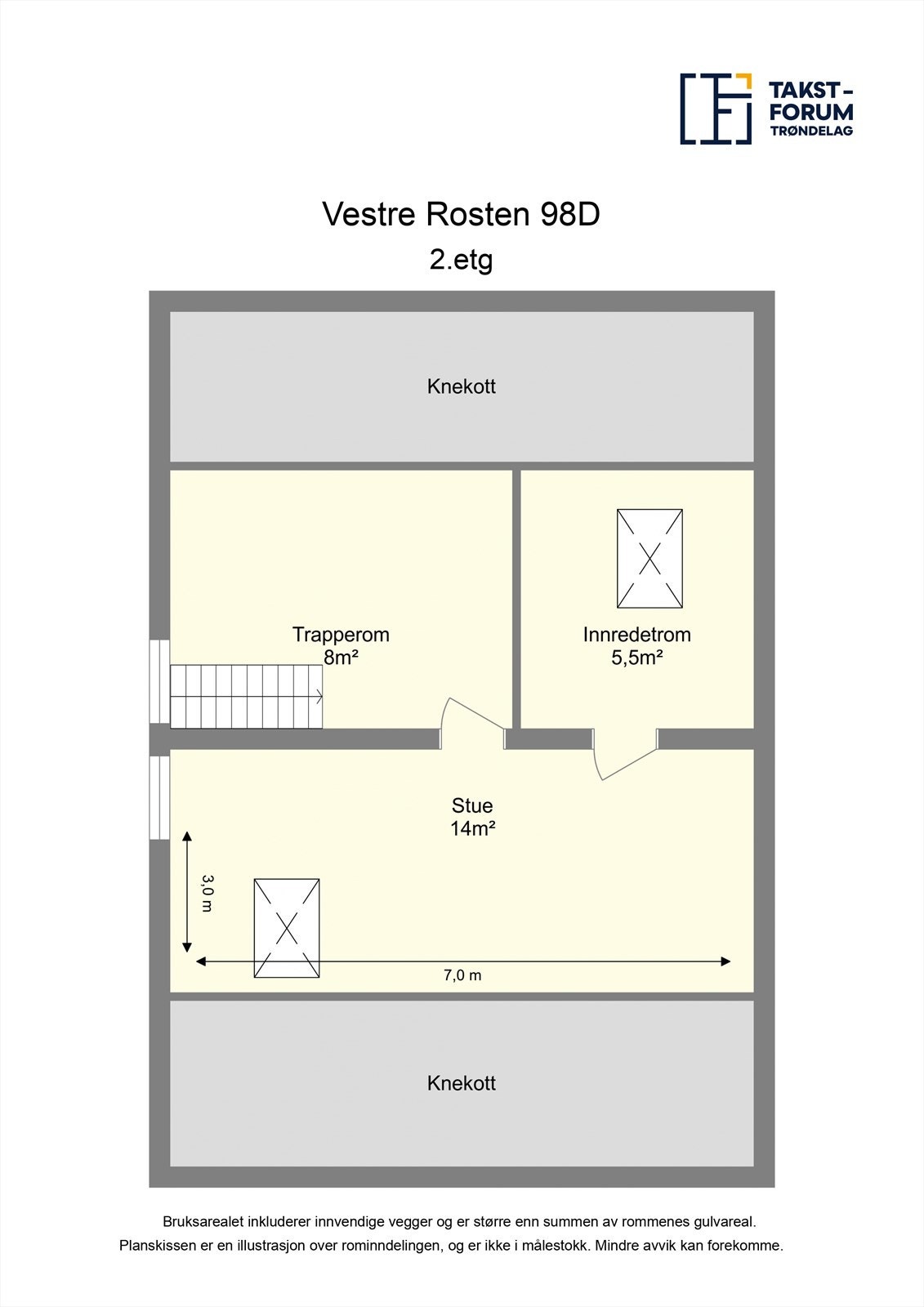 Planskisse - 2. etasje Galleribilde