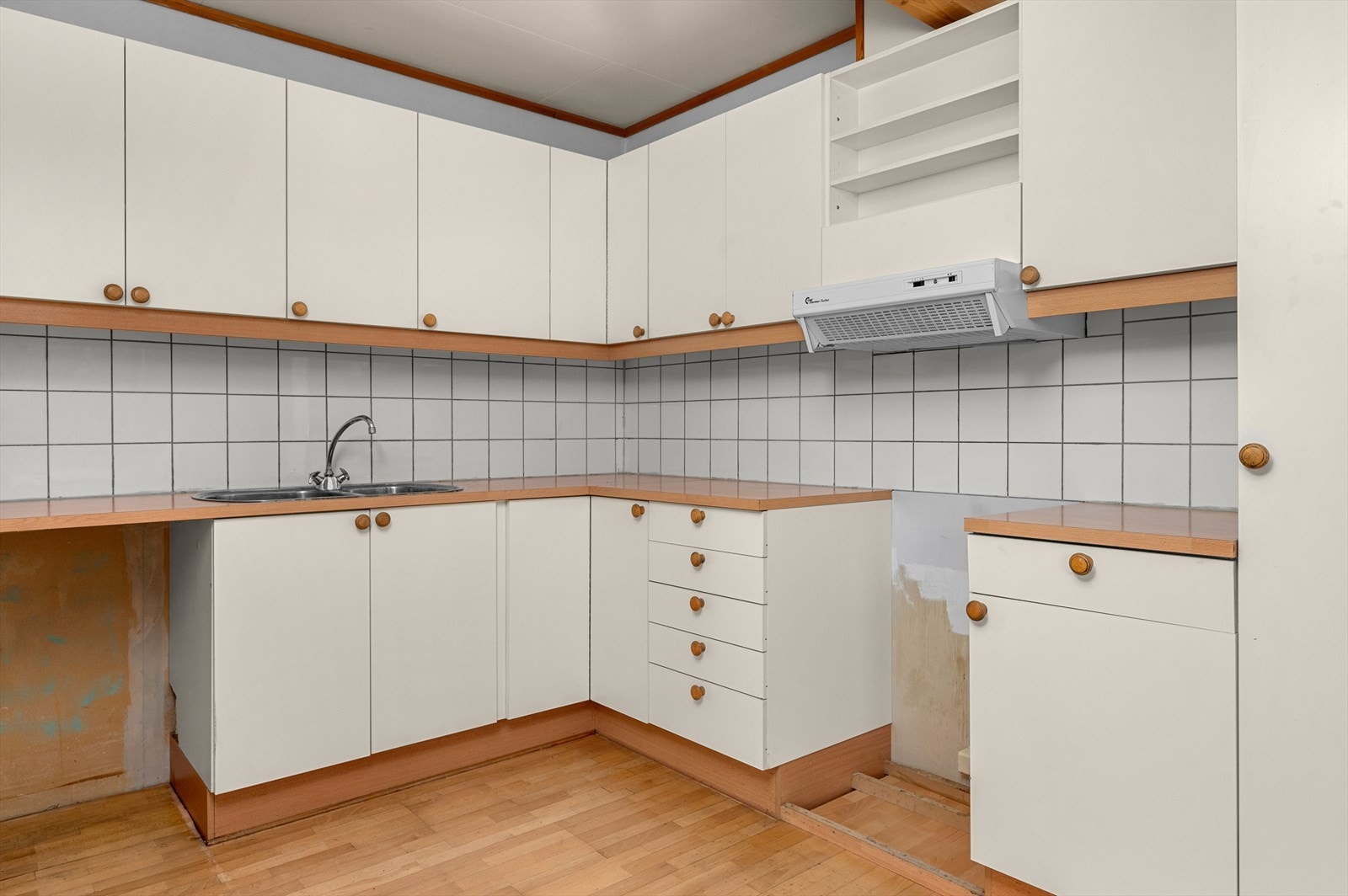 Kjøkkenet måler 13 m². Galleribilde