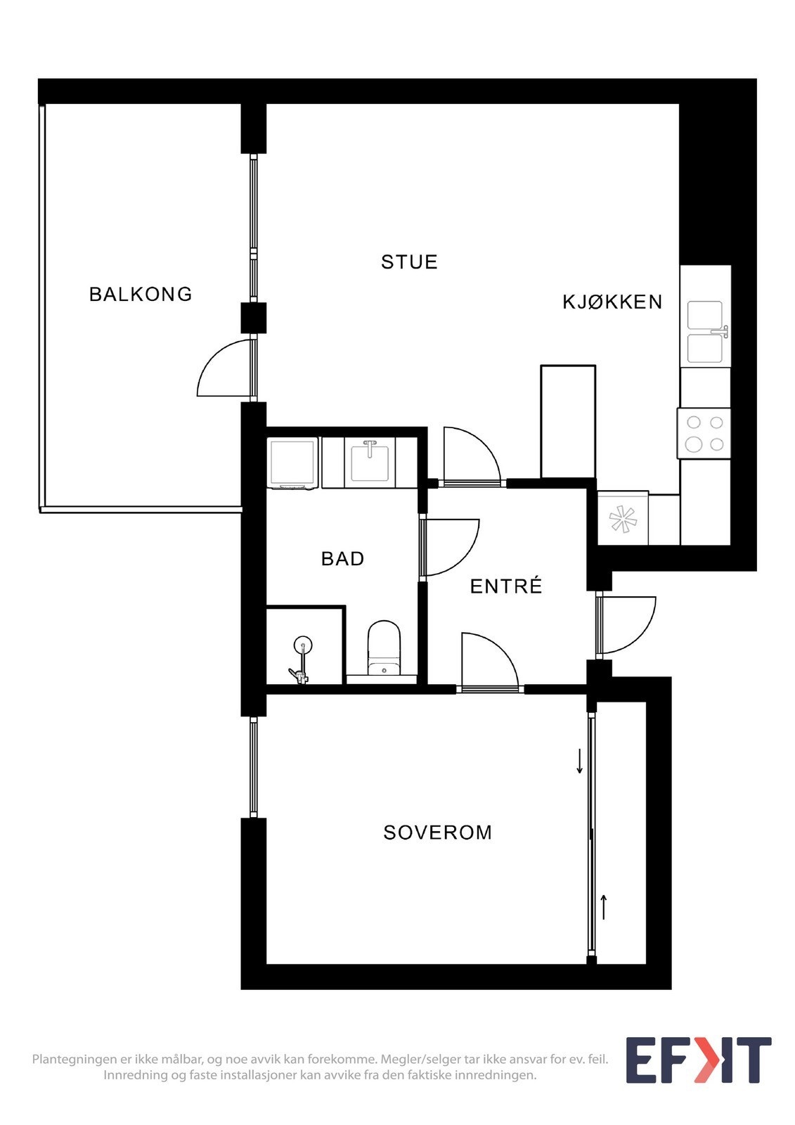 Plantegning Galleribilde