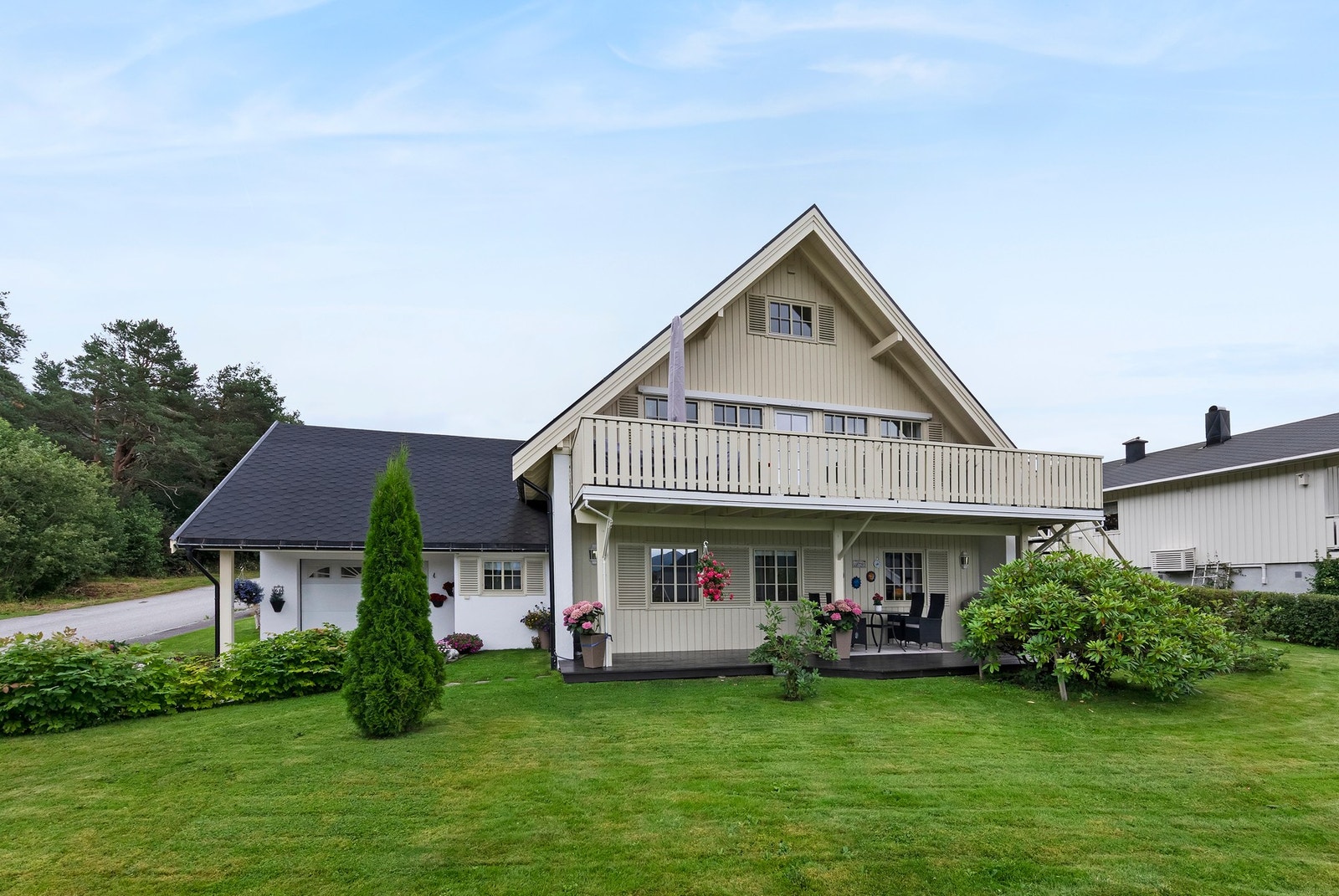 Tomten er pent opparbeidet Galleribilde