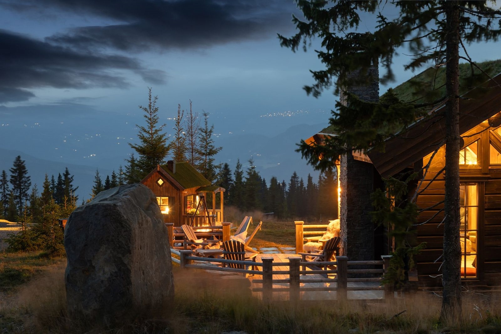 Vestvendt terrasse med utgang fra gang, på 26 kvm. Galleribilde