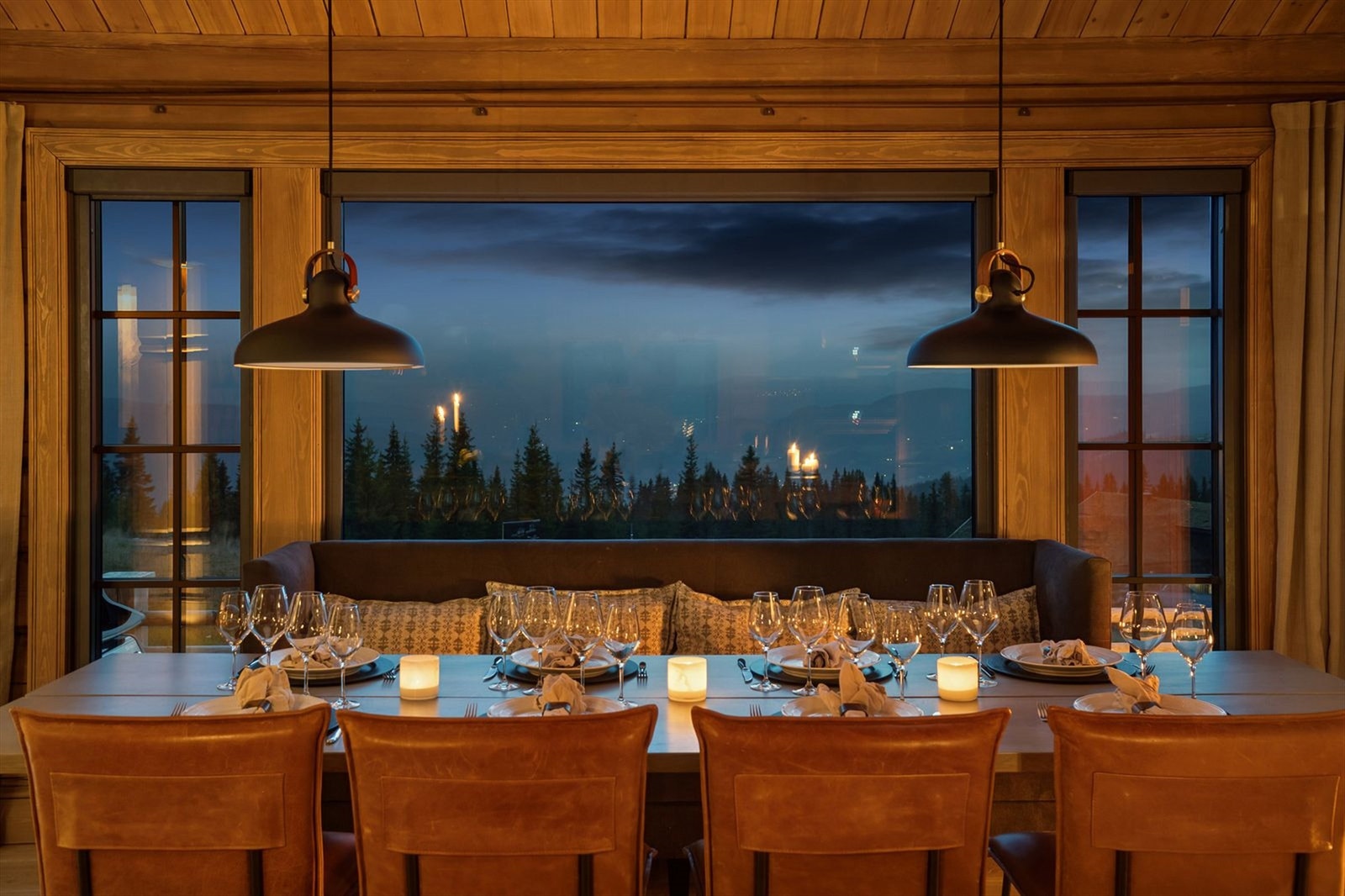 Fantastisk utsikt fra Spisebordet. Galleribilde