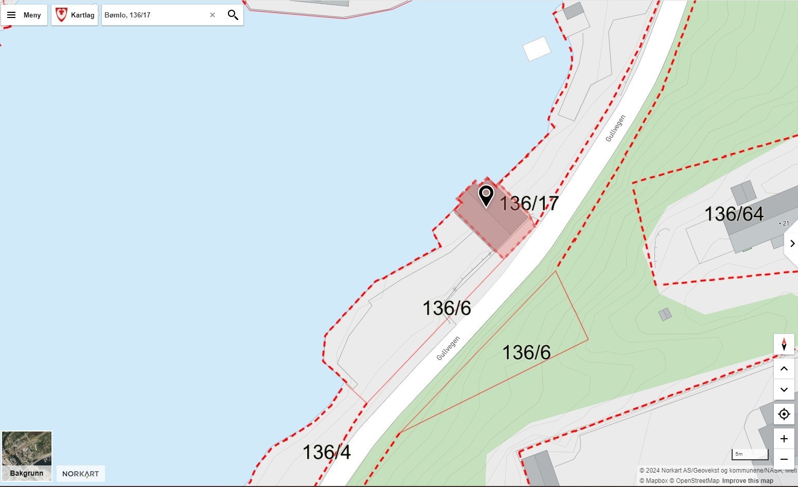 Eiendommen: Naust, gårds-og bruksnummer 136/17. Fritidstomt, gårds- og bruksnummer 136/6. Galleribilde