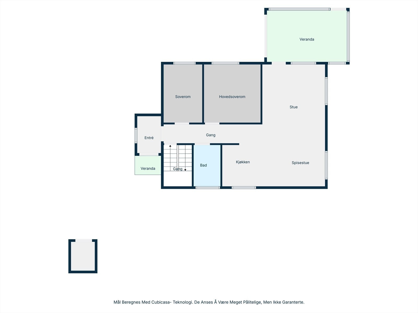 Planløsning første etasje. Galleribilde