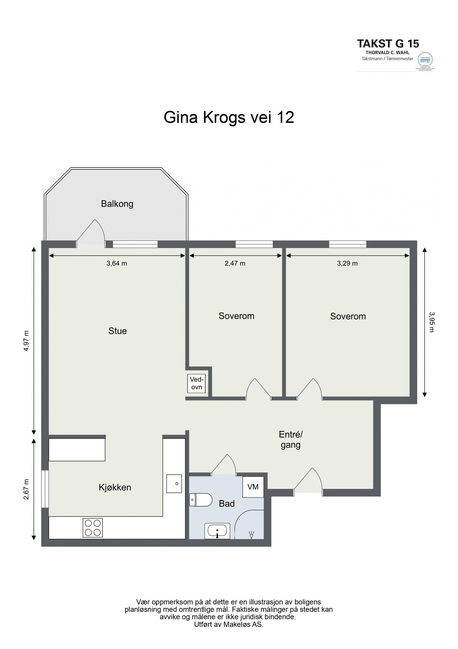 Plantegning Galleribilde