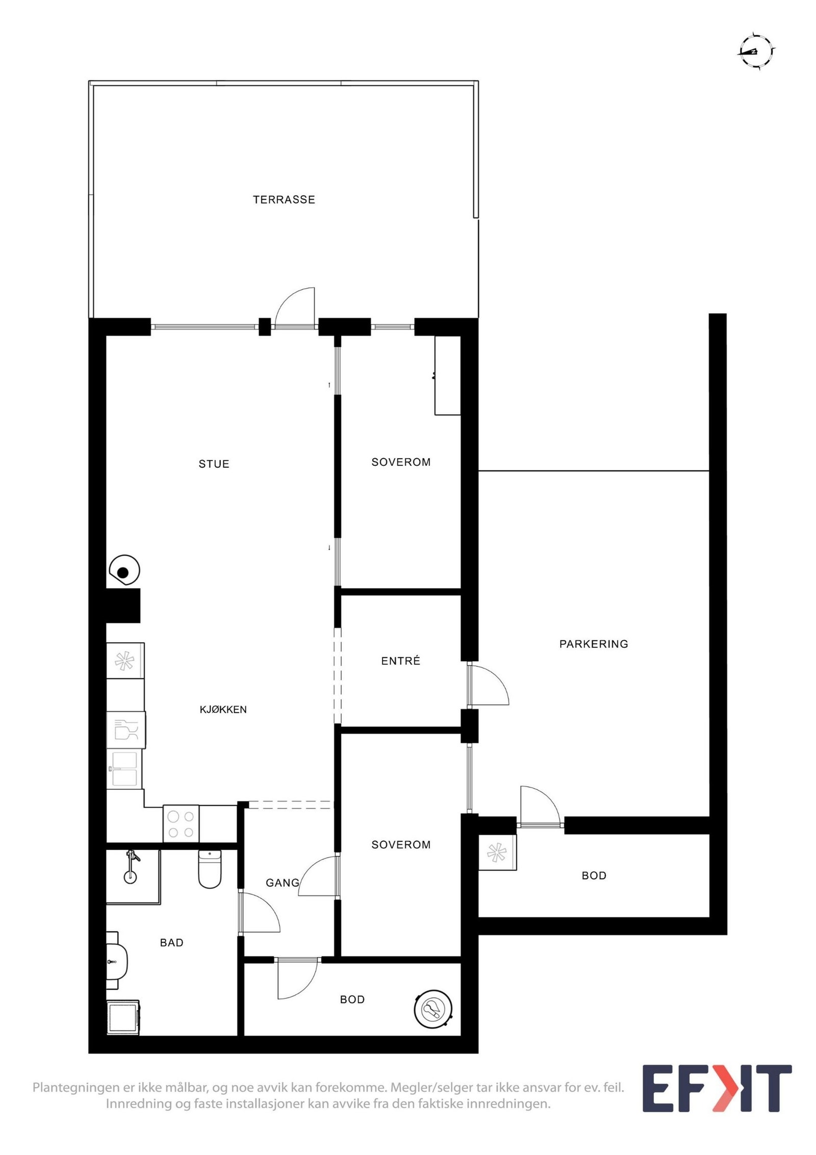 Plantegning. Ikke målbart. Galleribilde