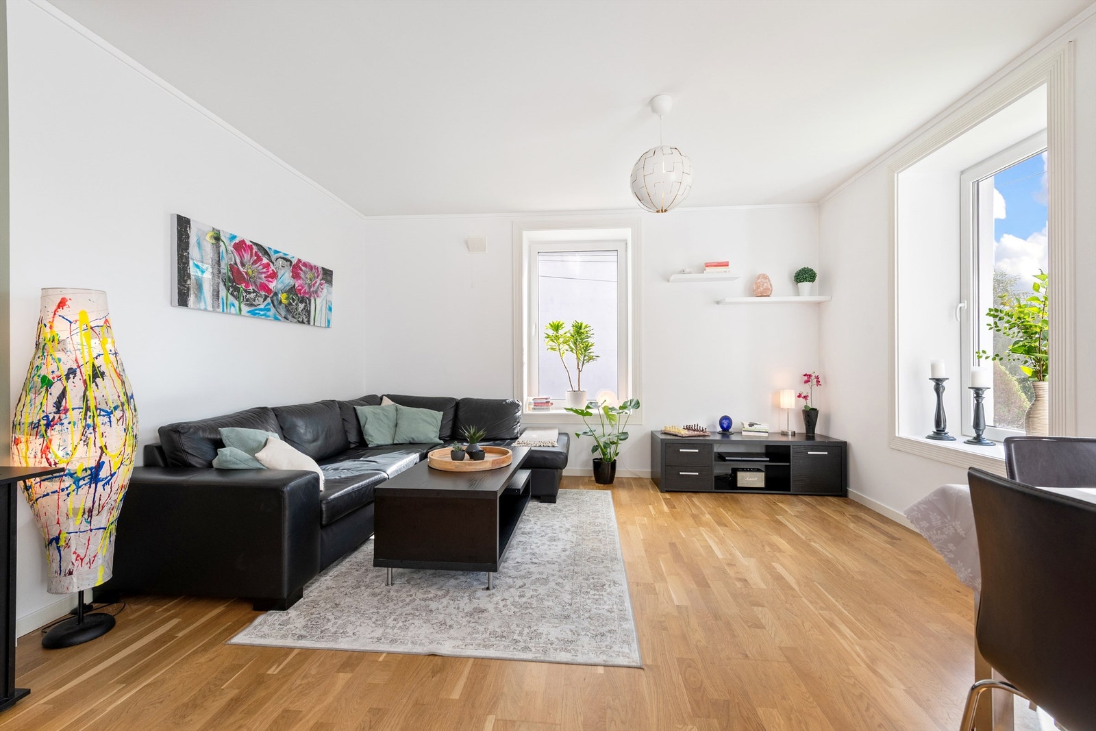 Sofakroken på stuen Galleribilde