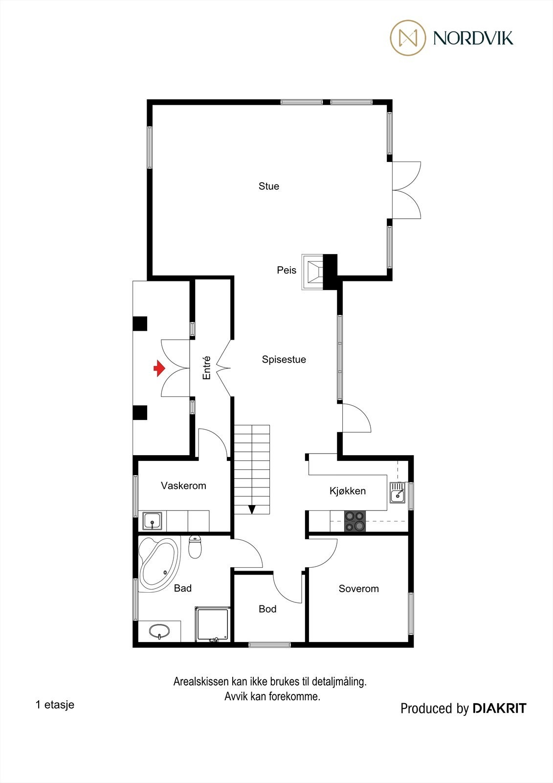 Fritidsbolig 1. etasje Galleribilde