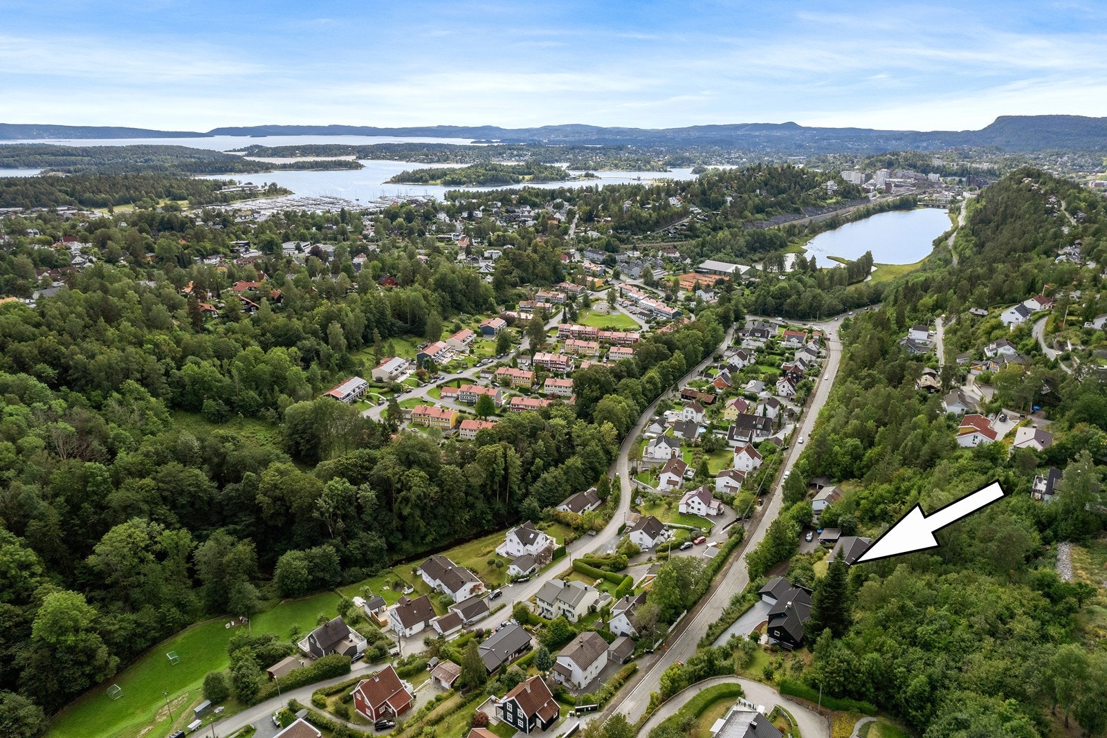 Dronefoto Galleribilde